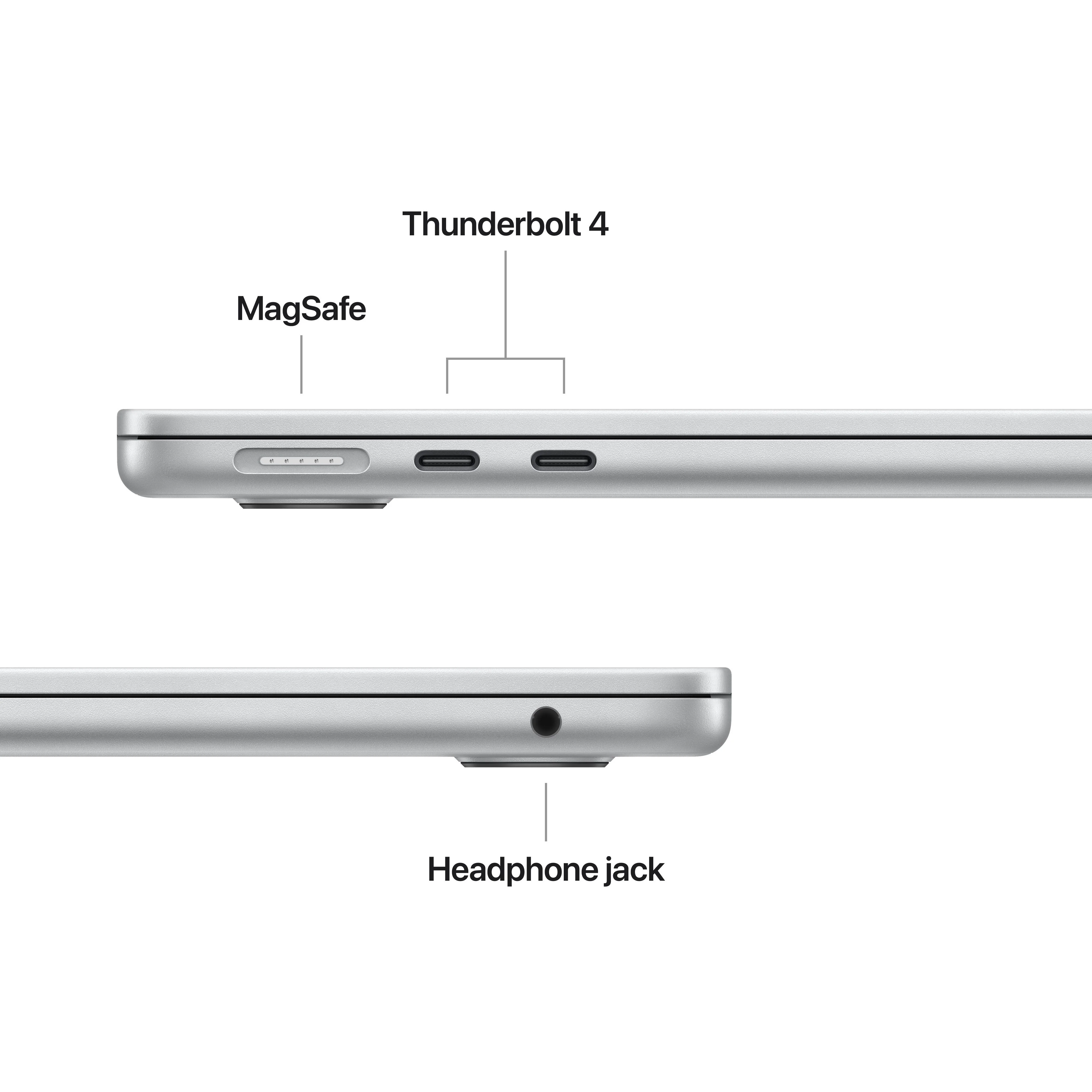 13-inch MacBook Air: Apple M4 chip with 10-core CPU and 8-core GPU, 256GB SSD - Silver - Image 7