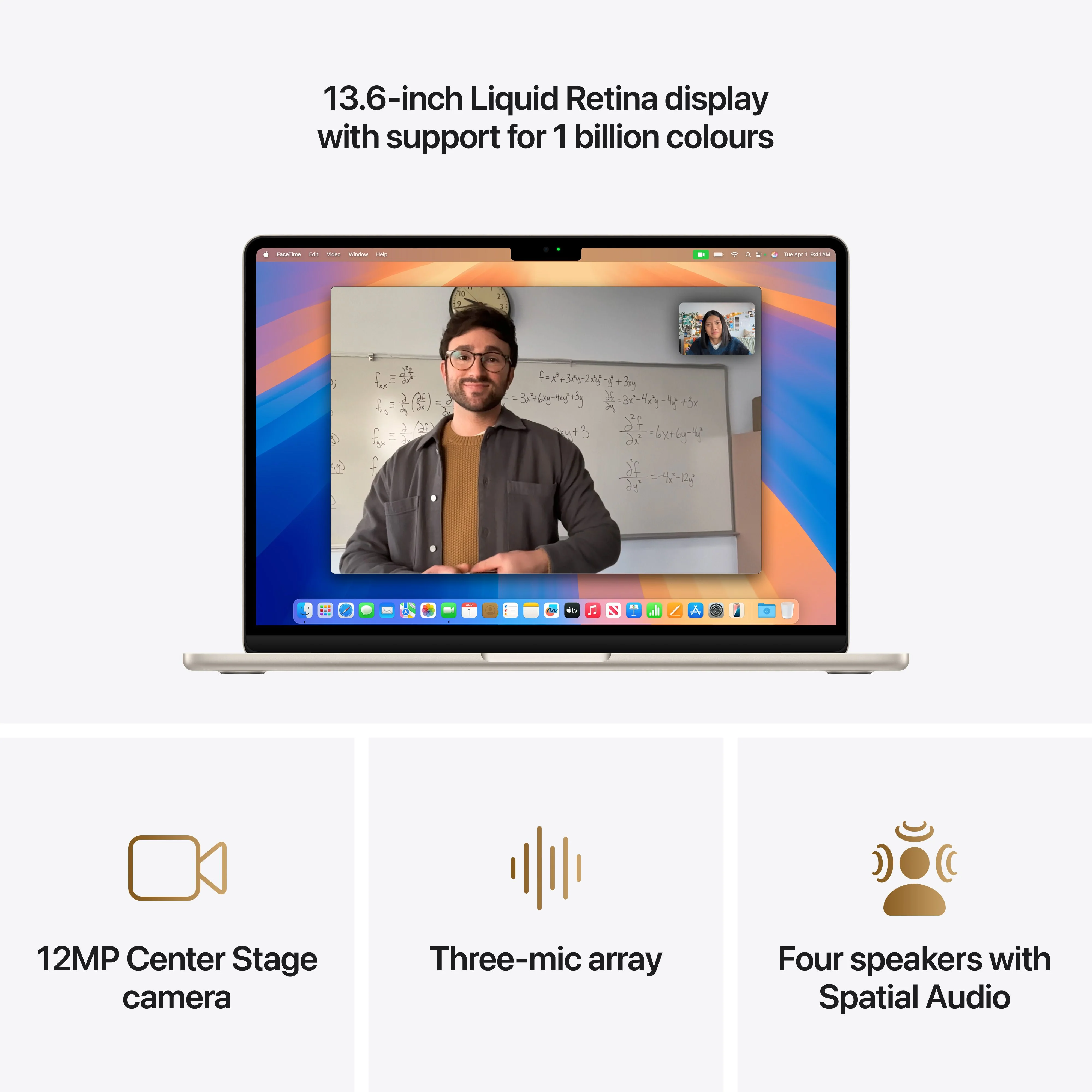 13-inch MacBook Air: Apple M4 chip with 10-core CPU and 10-core GPU, 512GB SSD - Starlight - Image 5