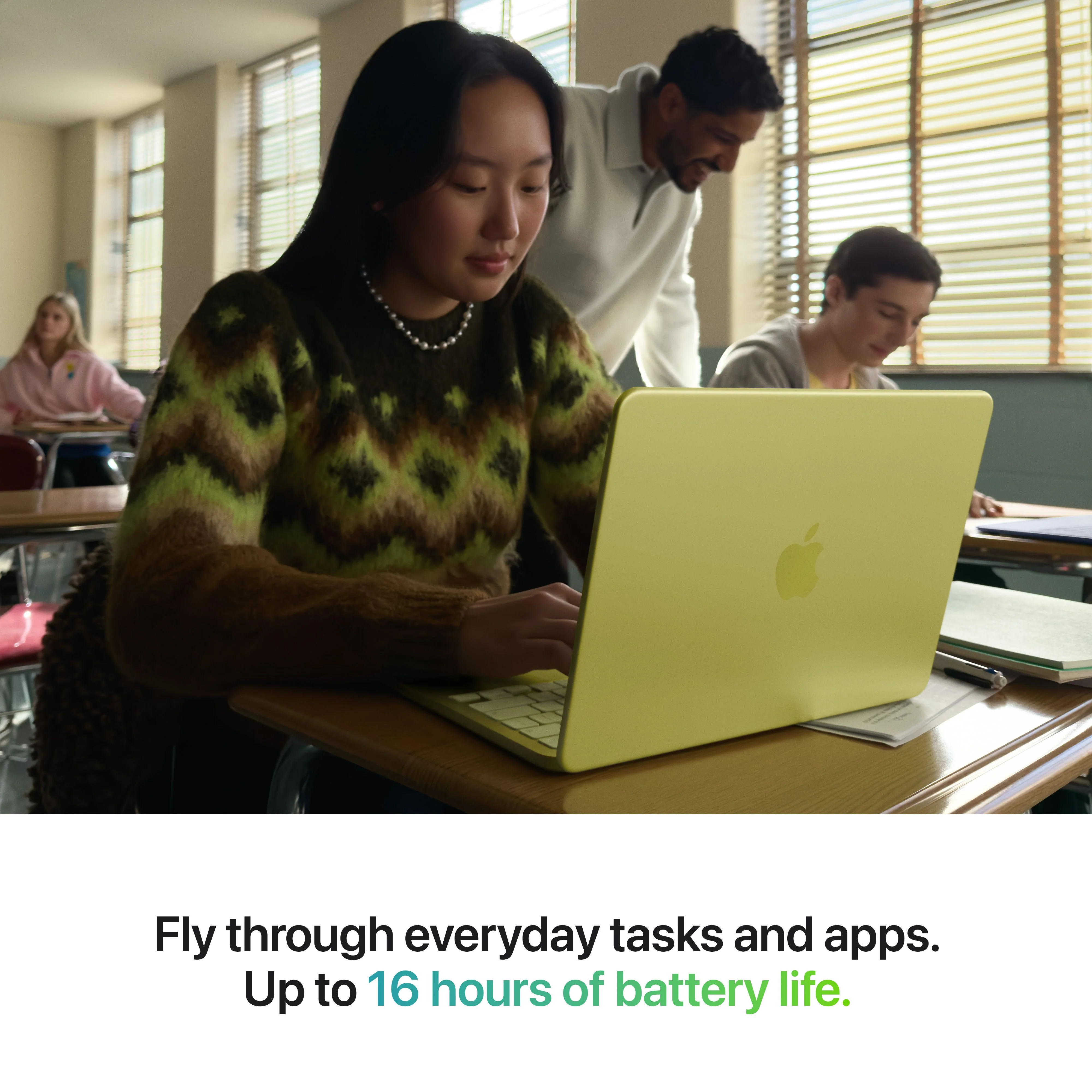 13-inch MacBook Neo: Apple A18 Pro chip with 6‑core CPU and 5‑core GPU, Magic Keyboard with Touch ID, 512GB SSD - Silver - Image 4