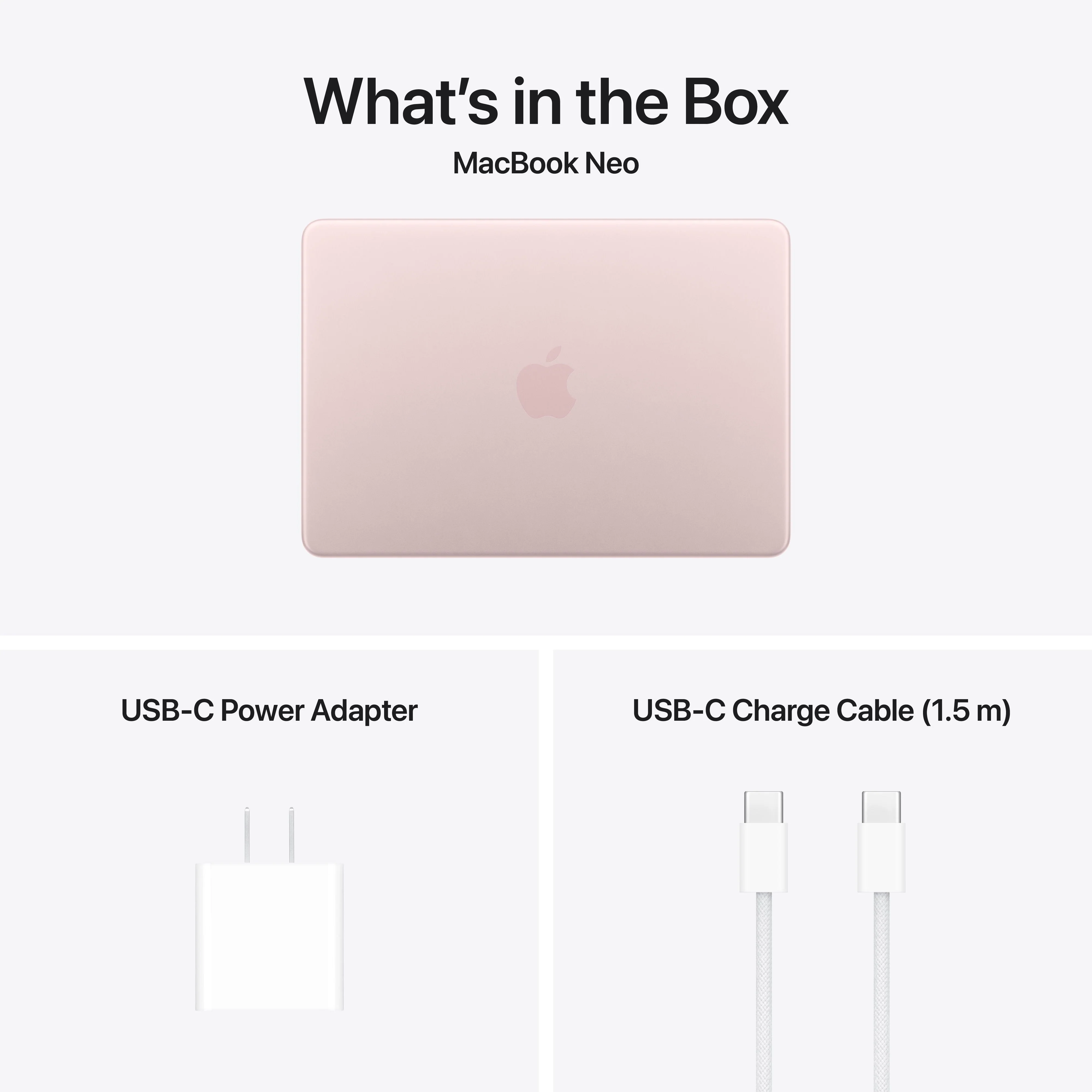 13-inch MacBook Neo: Apple A18 Pro chip with 6‑core CPU and 5‑core GPU, Magic Keyboard, 256GB SSD - Blush - Image 10