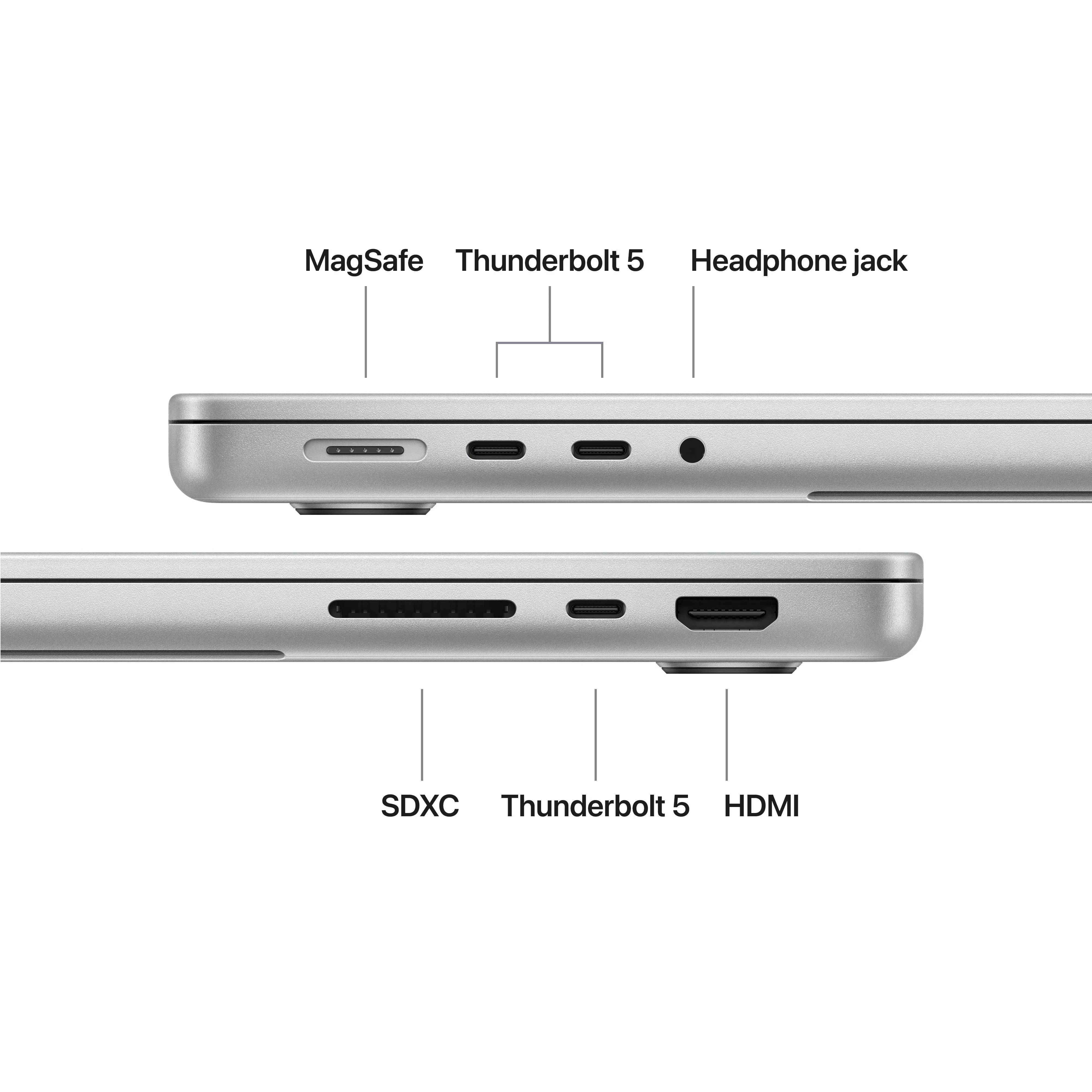 14-inch MacBook Pro: Apple M5 Pro chip with 18-core CPU and 20-core GPU, 2TB SSD - Silver - Image 7