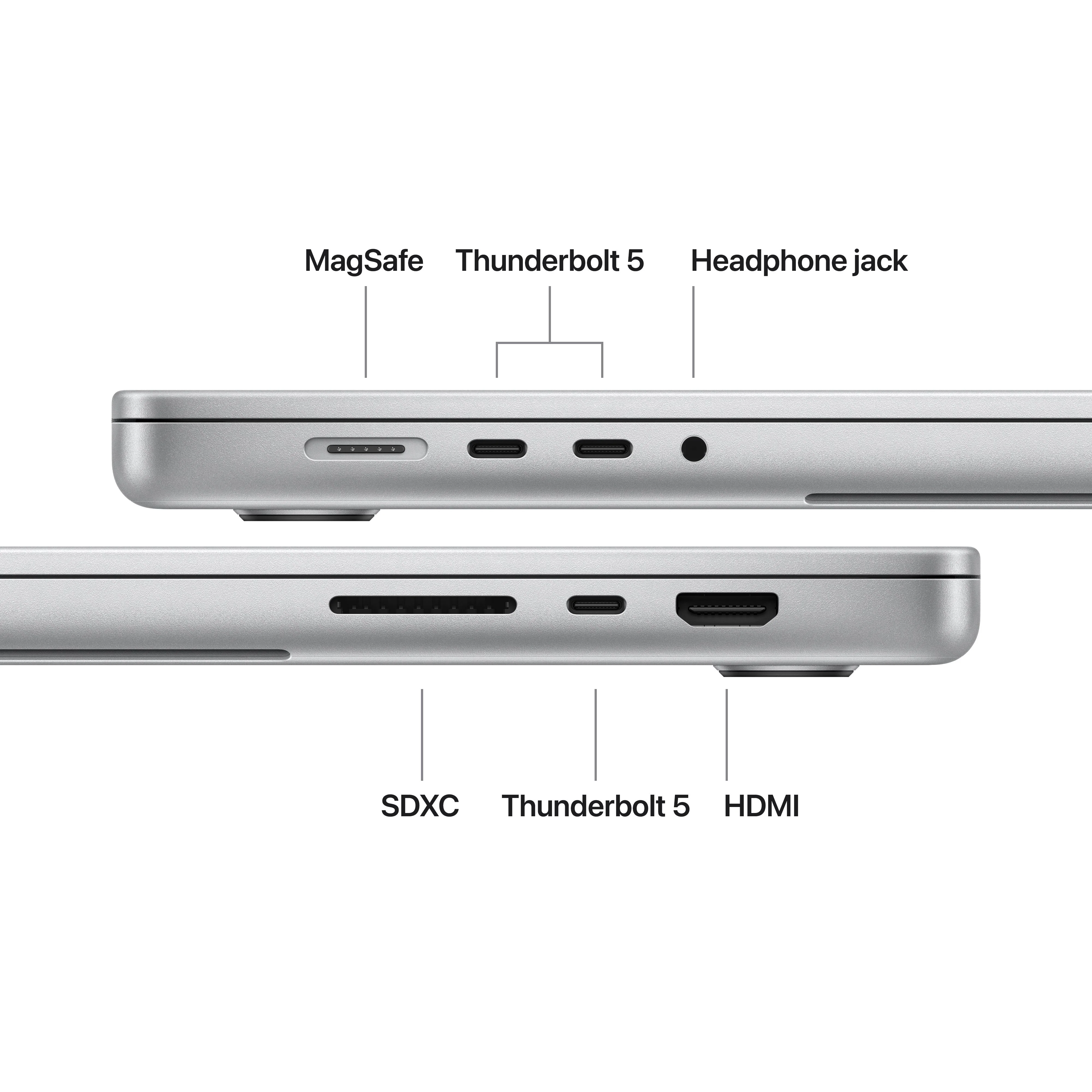 16-inch MacBook Pro: Apple M5 Max chip with 18-core CPU and 32-core GPU, 2TB SSD - Silver - Image 7