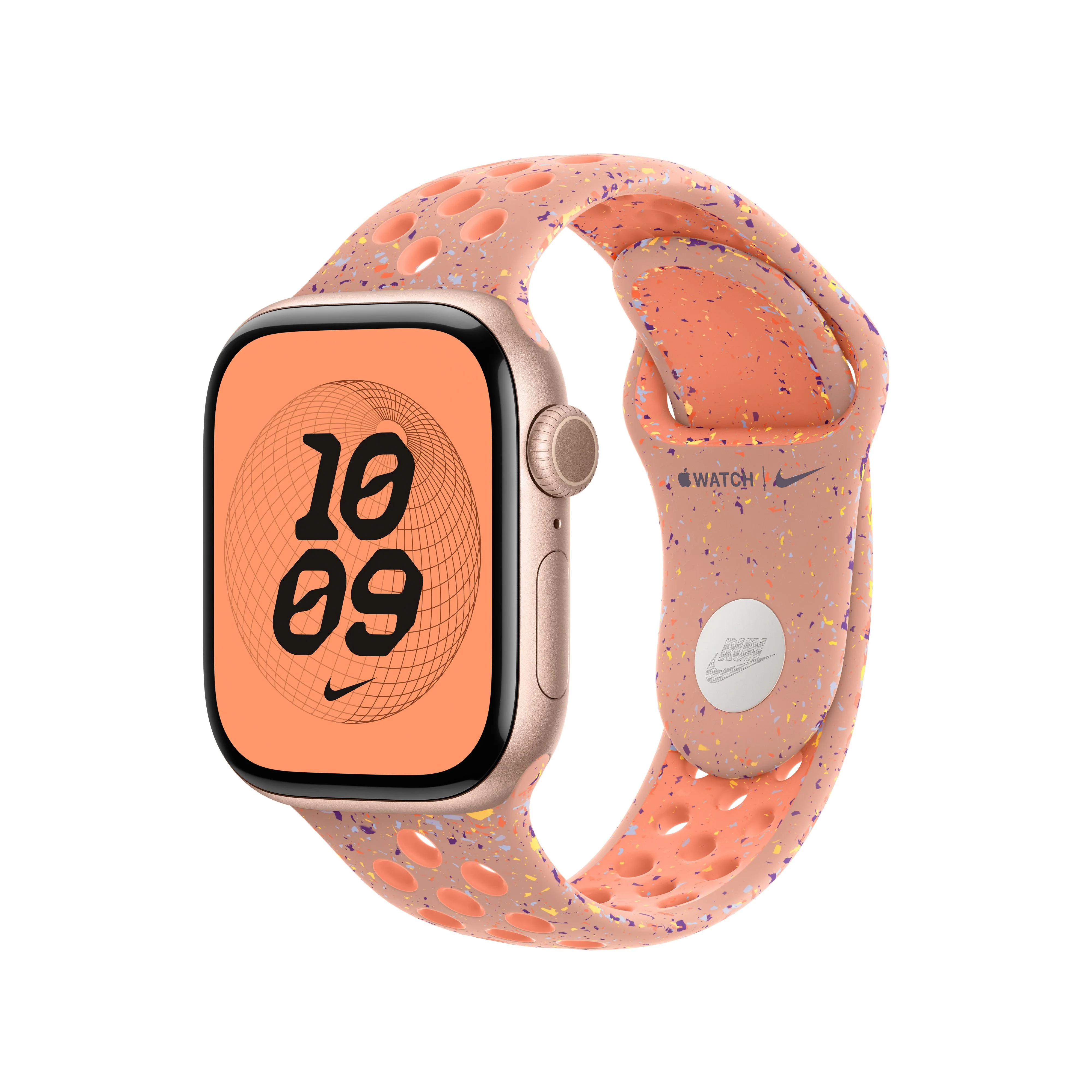 Apple - Nike Sport Band M/L - Alpenglow Pink - Small Watch - Image 2