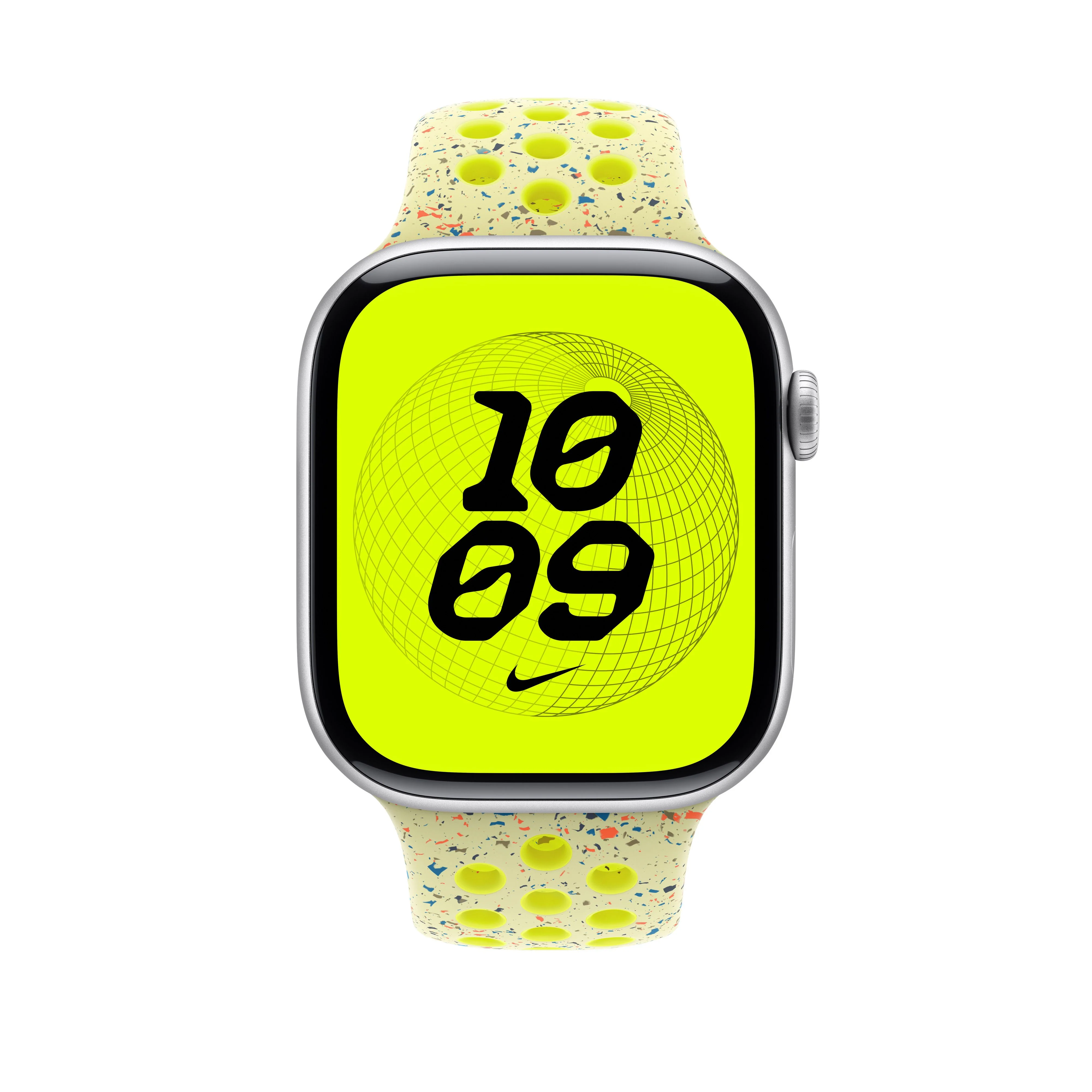 Apple - Sport Band M/L - Volt Splash - Large Watch - Image 3