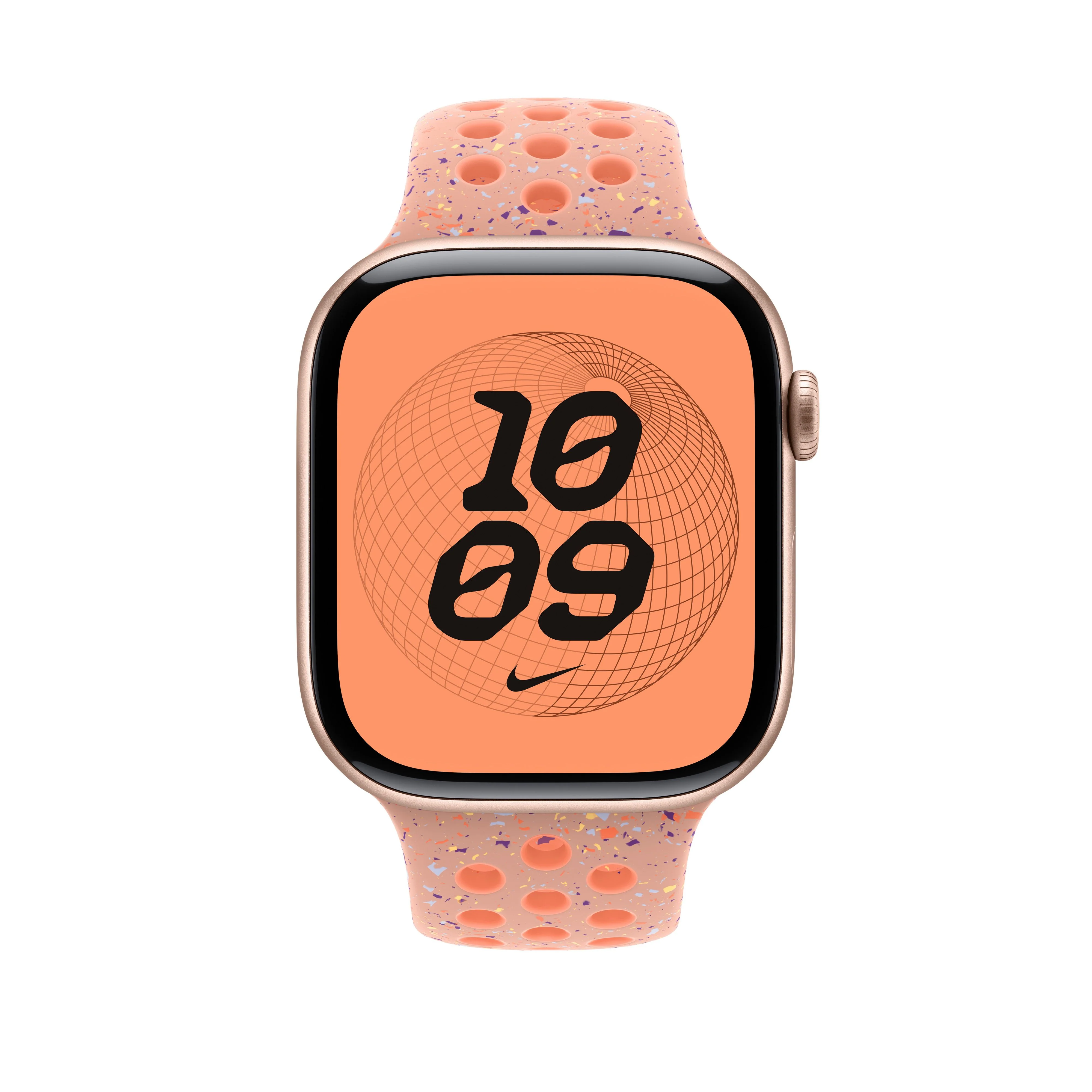 Apple - Nike Sport Band M/L - Alpenglow Pink - Large Watch - Image 3