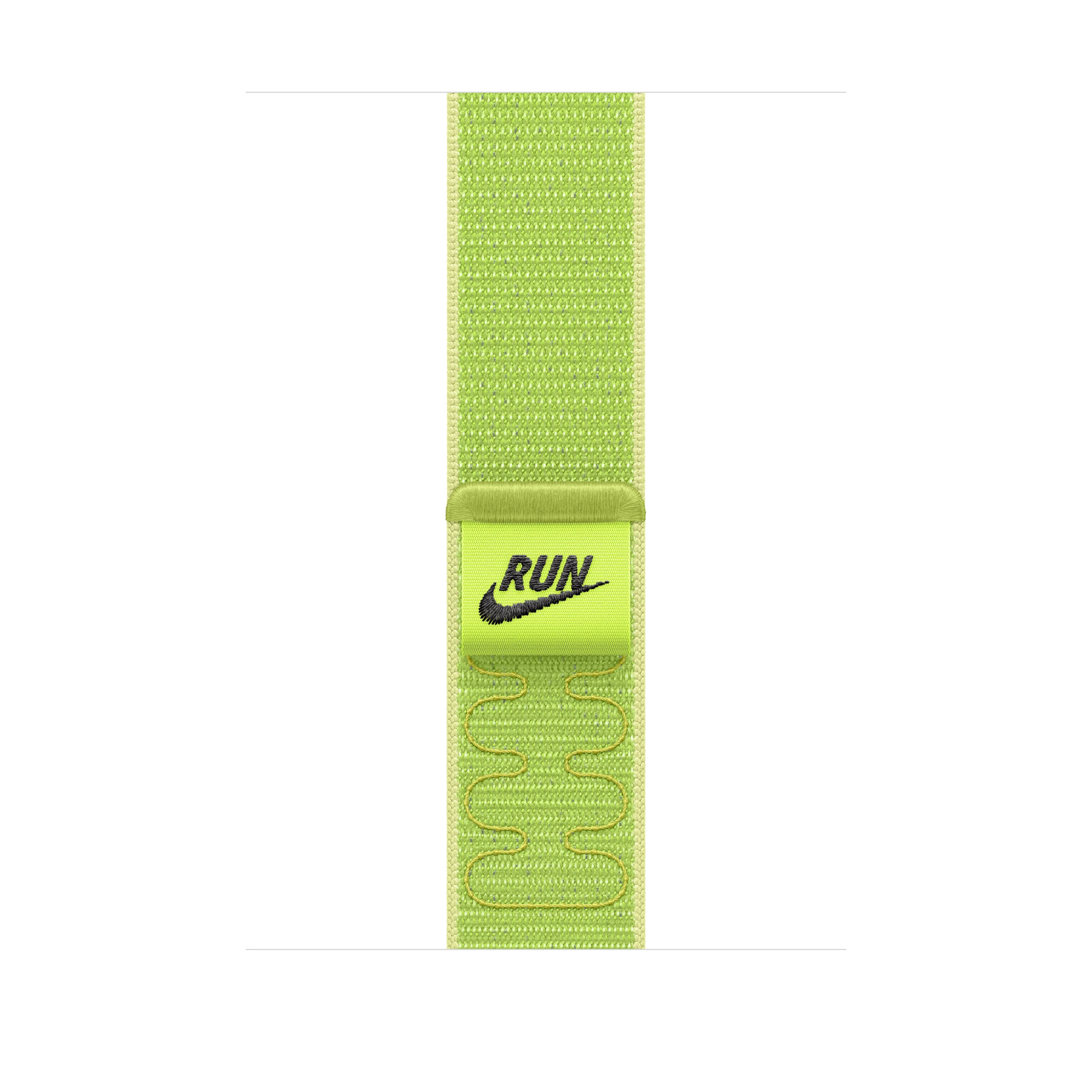 Apple - Nike Sport Loop - Volt Splash - Large Watch