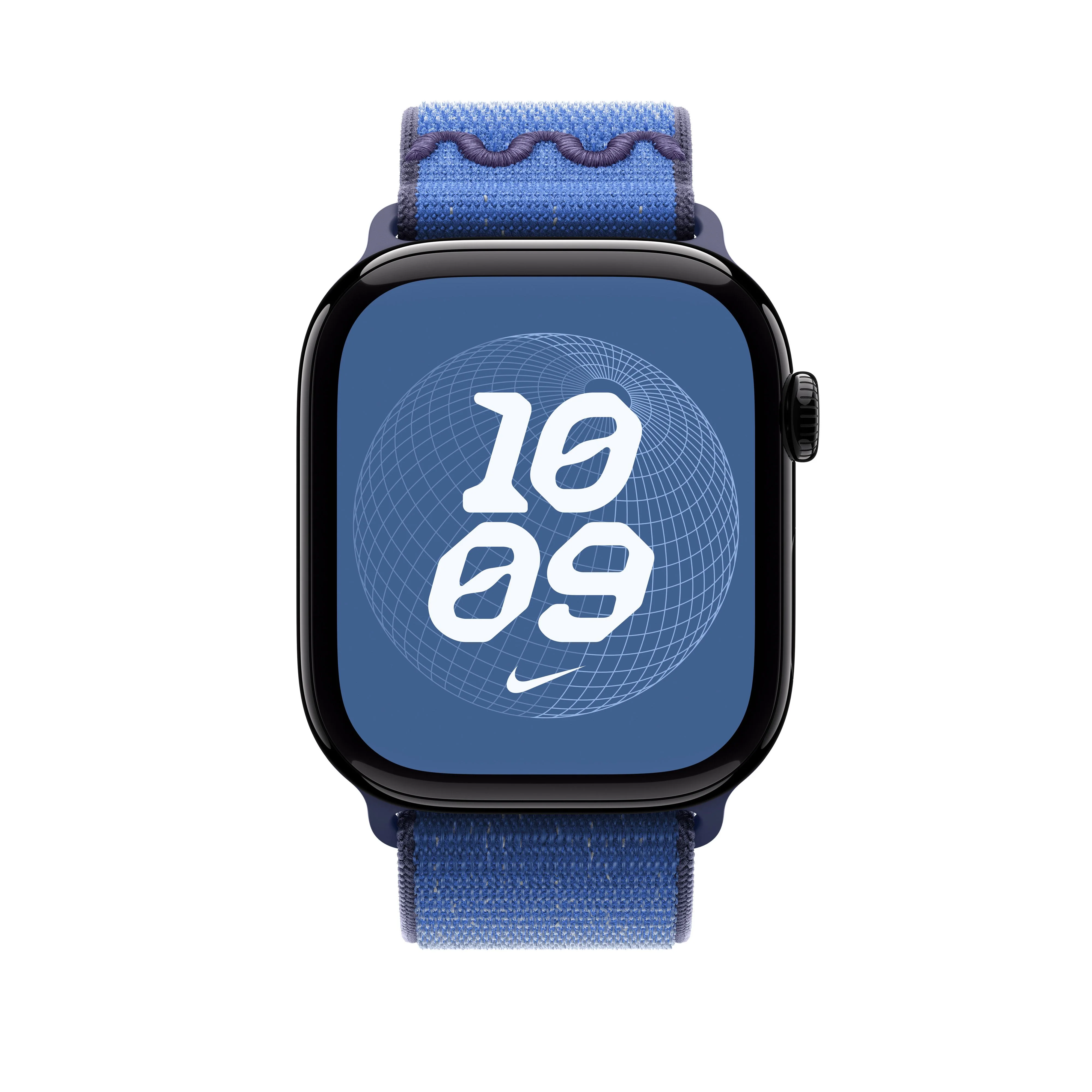 Apple - Nike Sport Loop - Blue Ribbon - Large Watch - Image 3