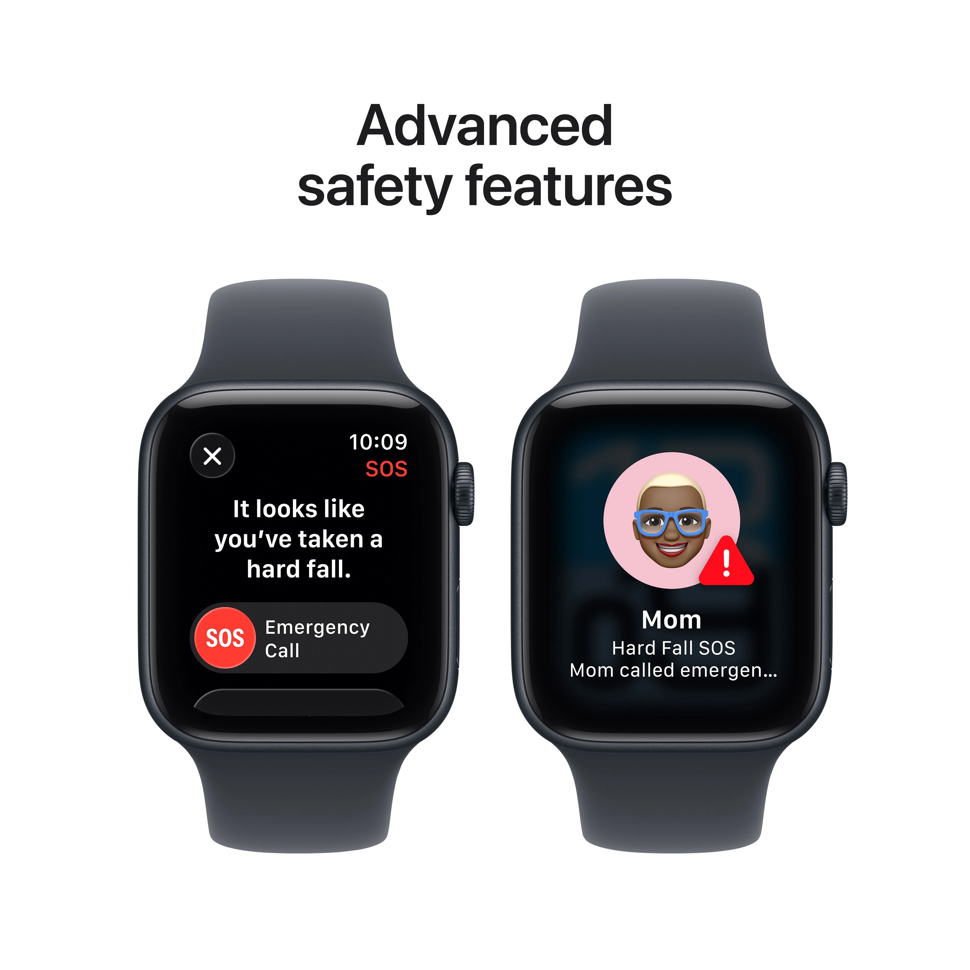 Apple Watch SE 3 GPS 44mm Midnight Aluminium Case with Midnight Sport Band - M/L - Image 7
