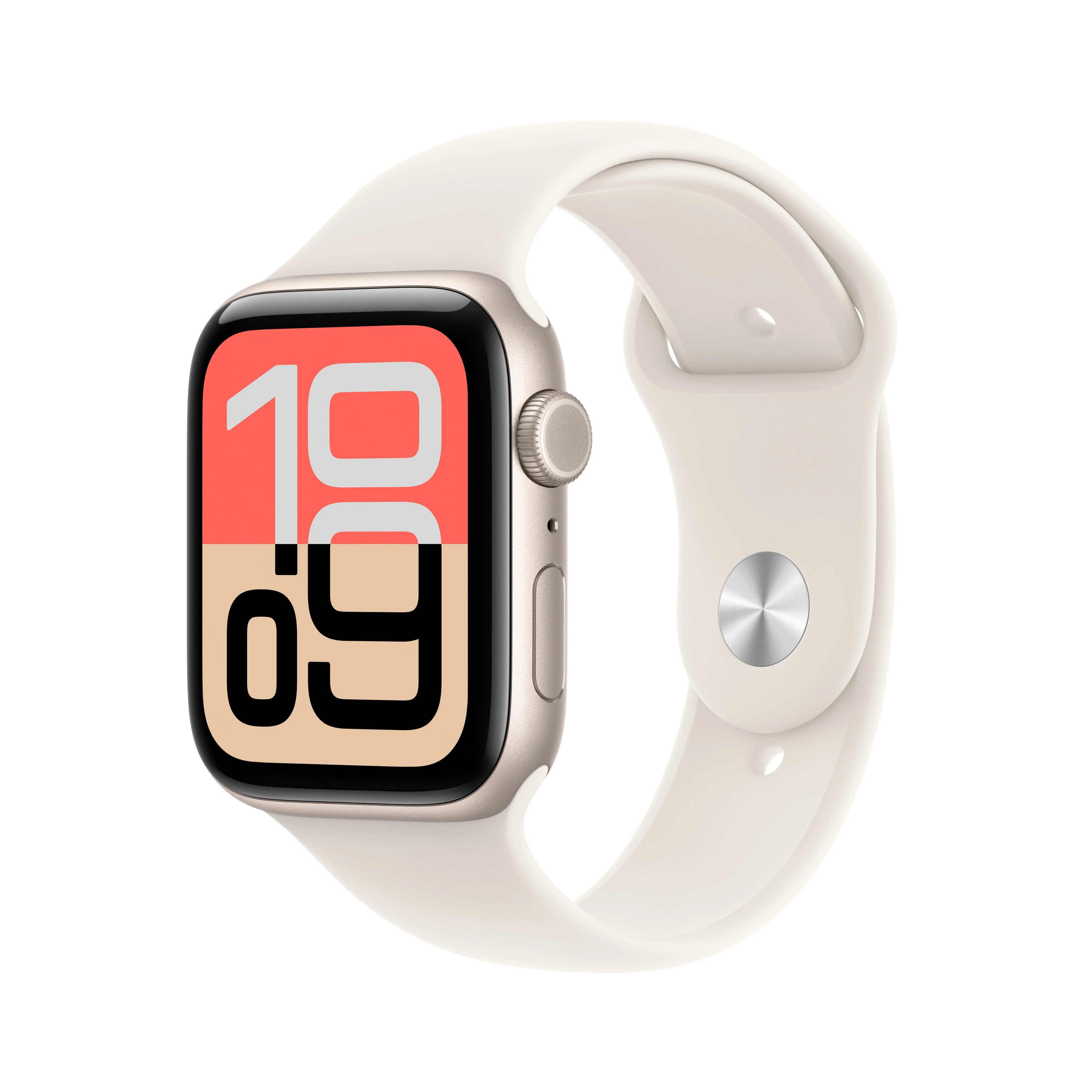 Apple Watch SE 3 GPS + Cellular 40mm Starlight Aluminium Case with Starlight Sport Band - S/M