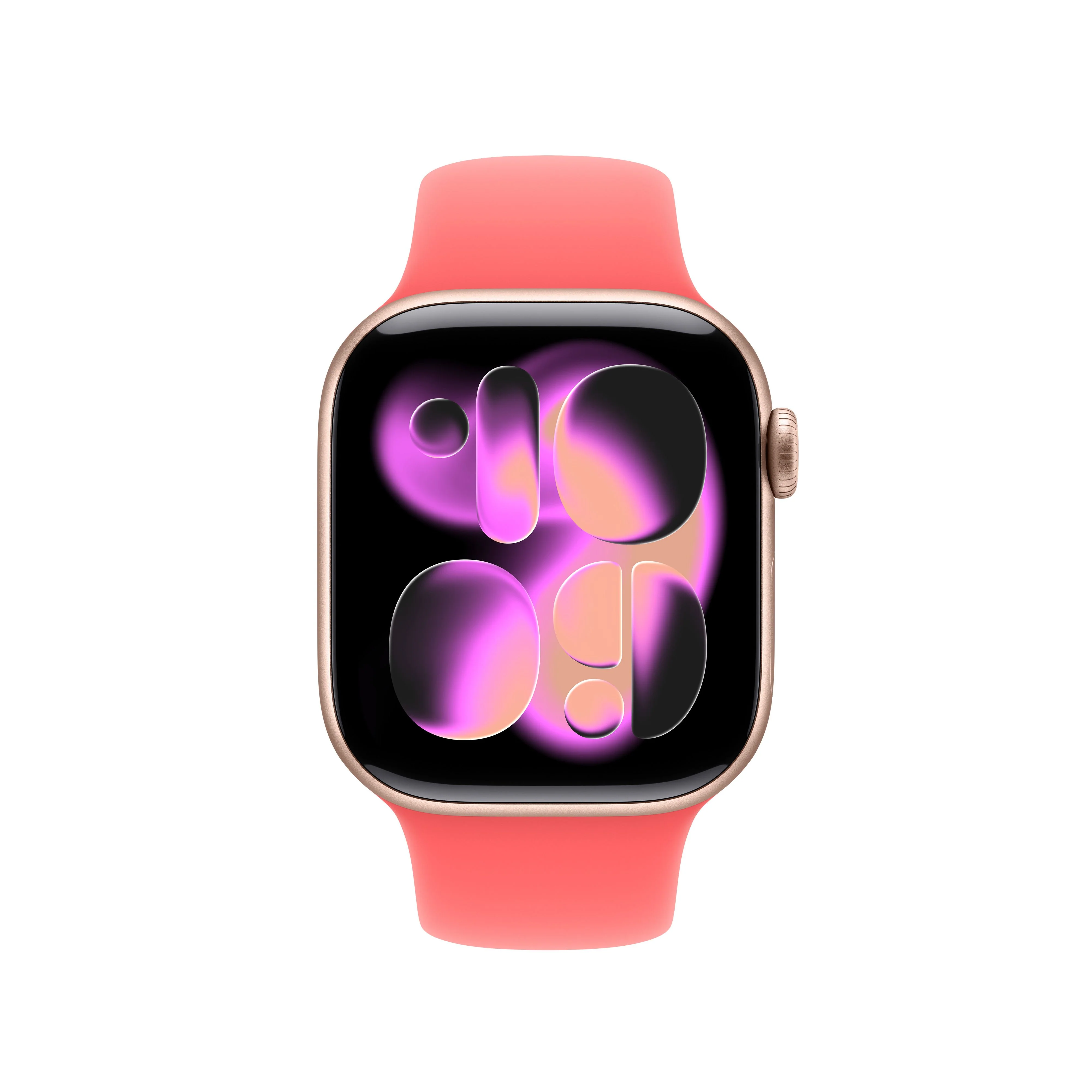 Apple - Sport Band S/M - Bright Guava  - Small Watch - Image 3