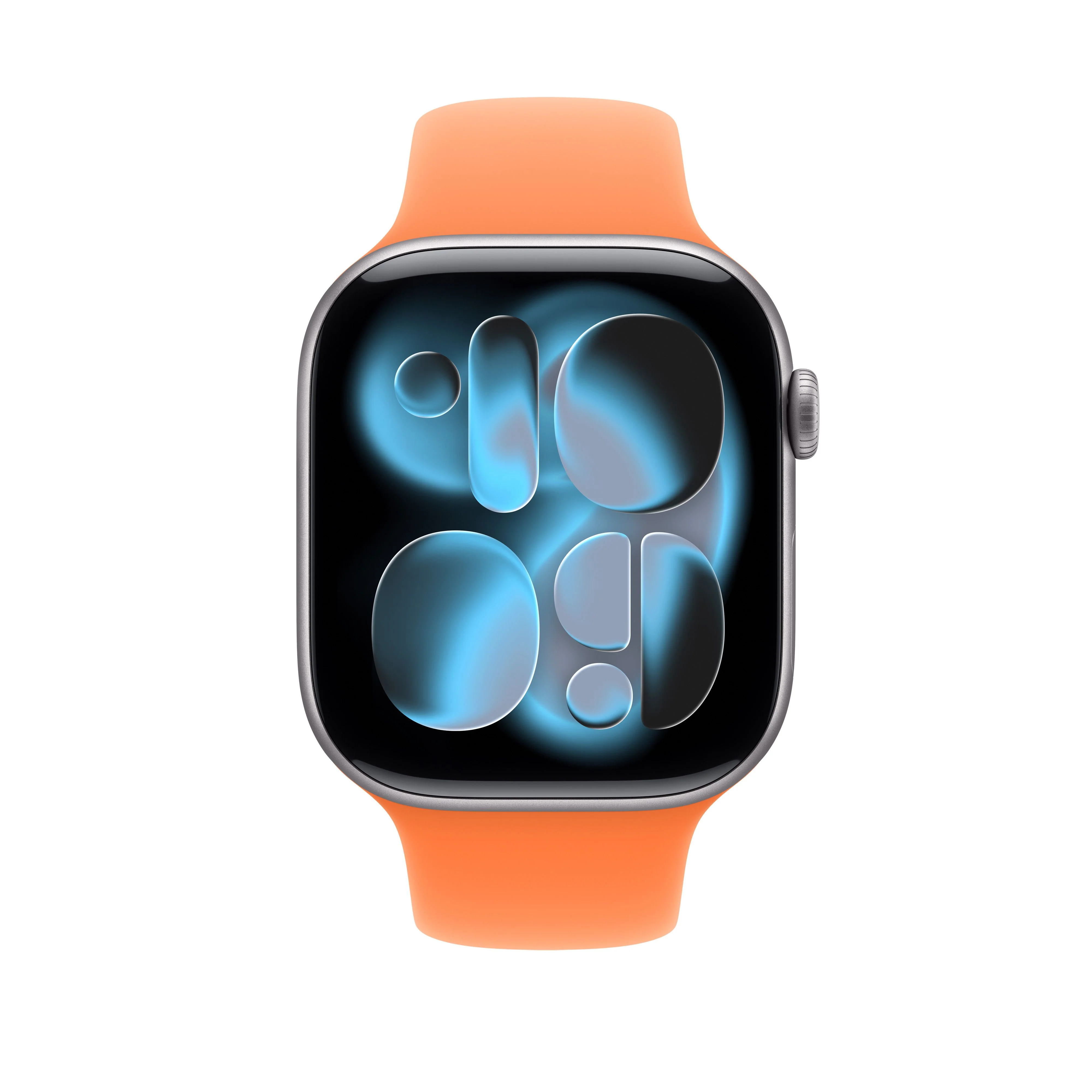 Apple - Sport Band S/M - Clementine - Large Watch - Image 3