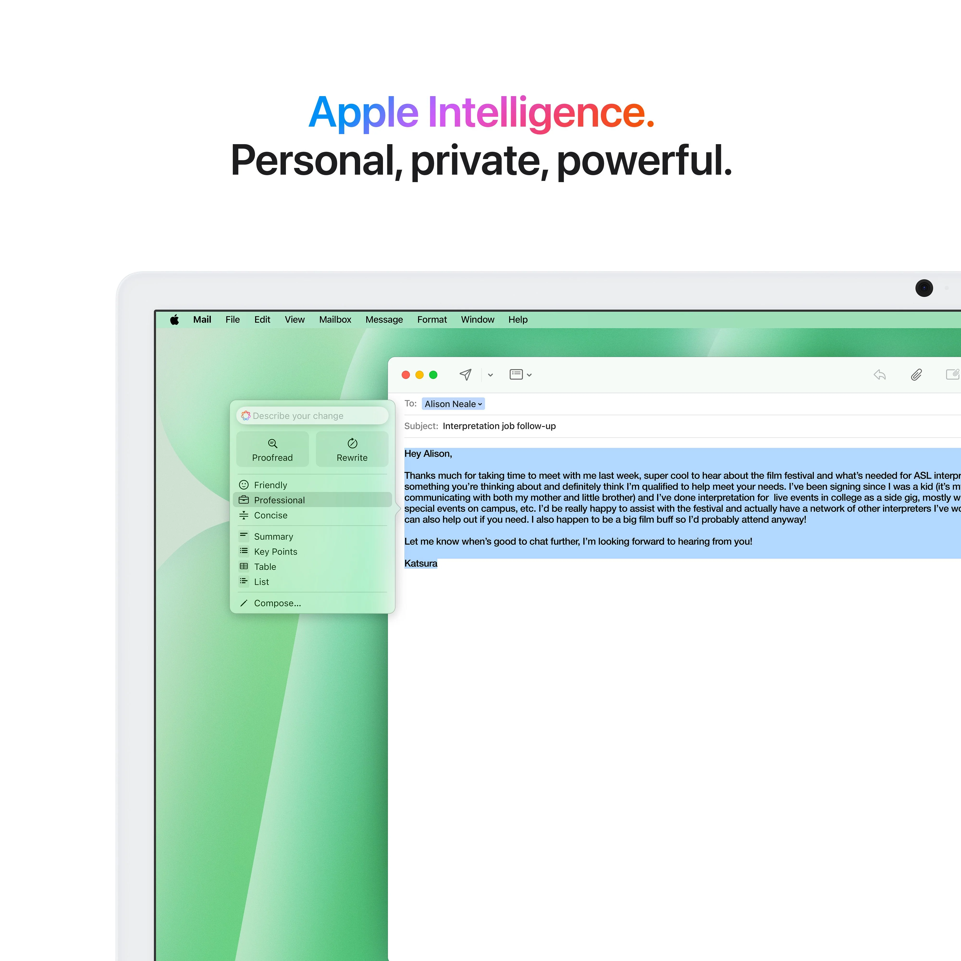 24-inch iMac with Retina 4.5K display: Apple M4 chip with 10-core CPU and 10-core GPU, 512GB SSD - Green - Image 5