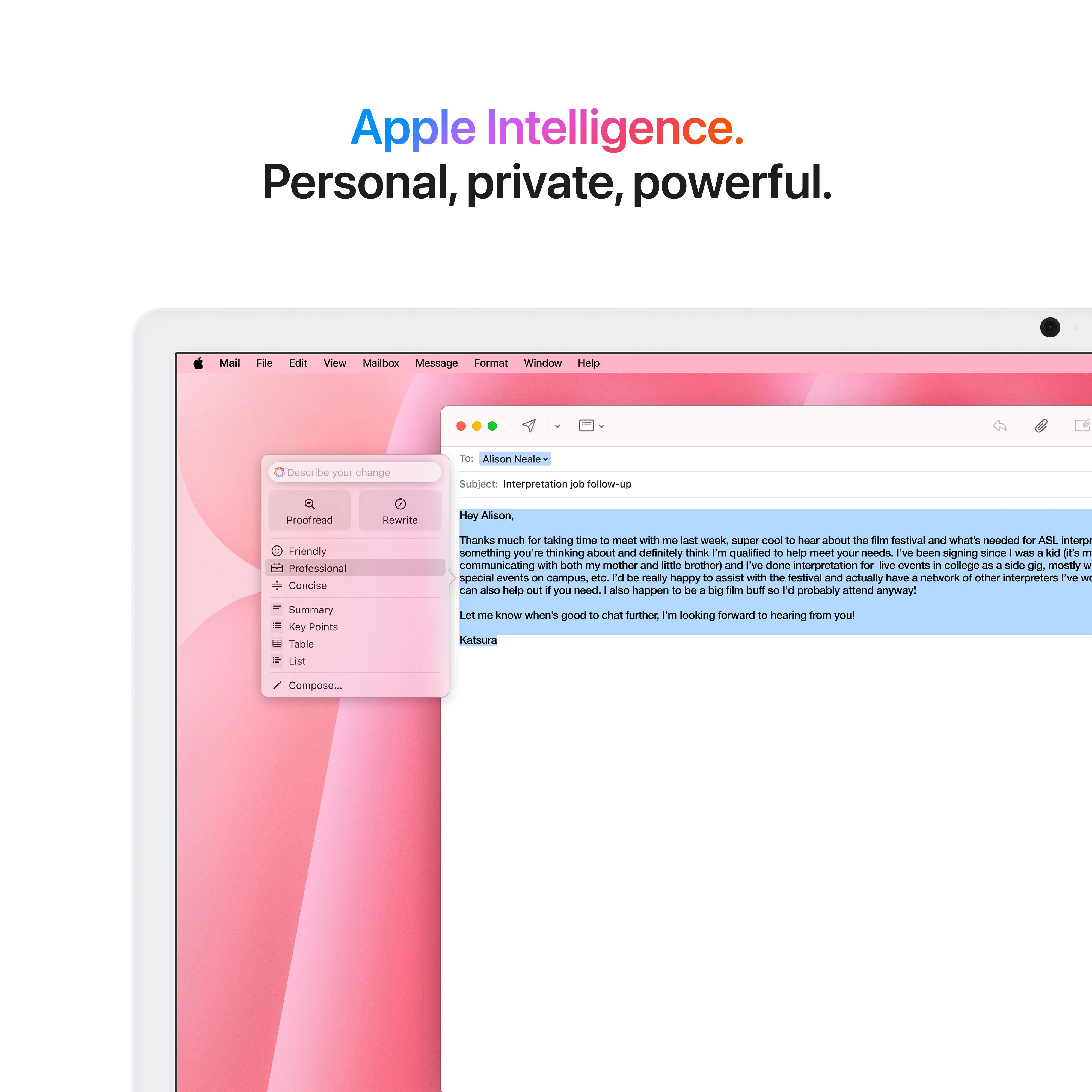 24-inch iMac with Retina 4.5K display: Apple M4 chip with 10-core CPU and 10-core GPU, 512GB SSD - Pink - Image 5