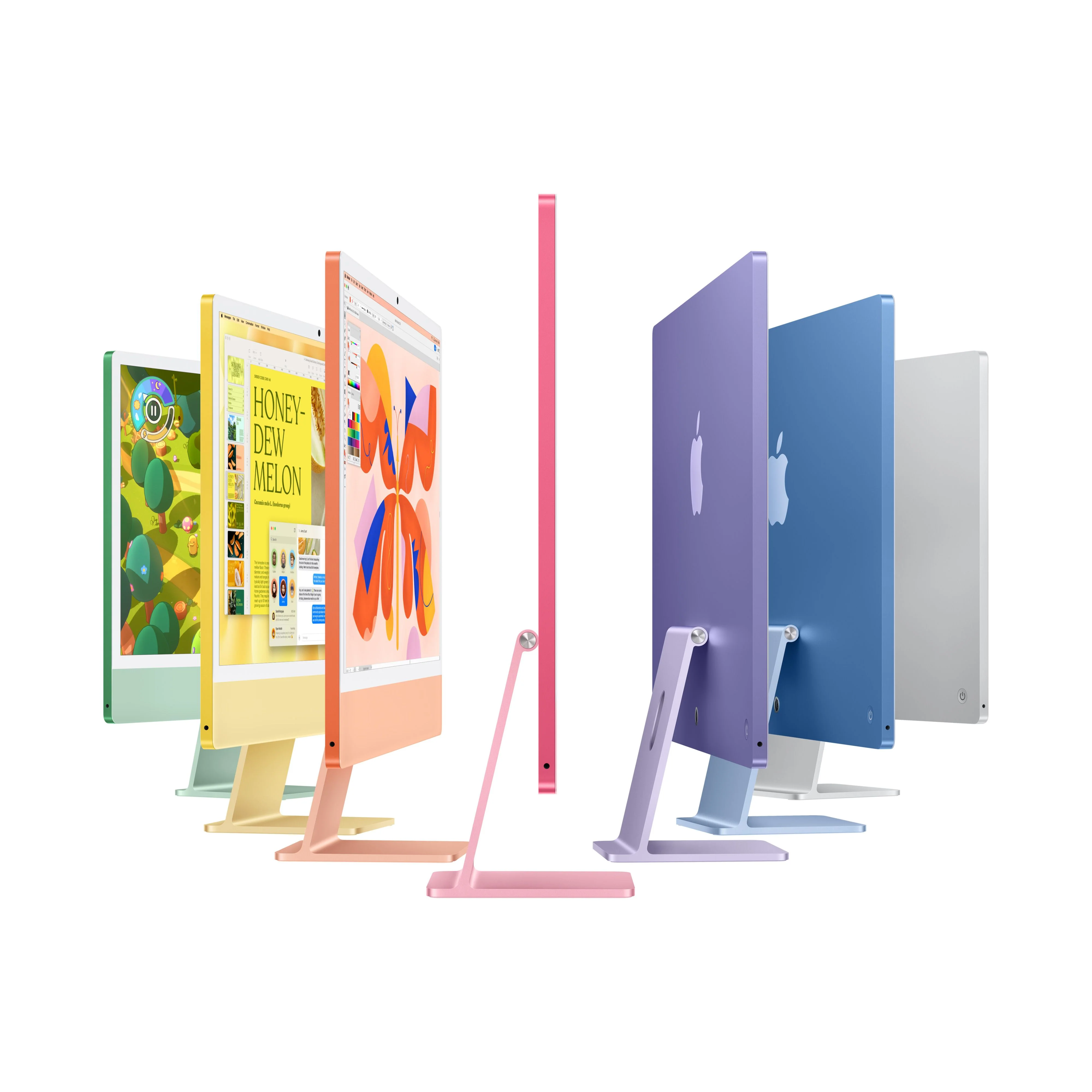 24-inch iMac with Retina 4.5K display: Apple M4 chip with 8-core CPU and 8-core GPU, 256GB SSD - Green - Image 4