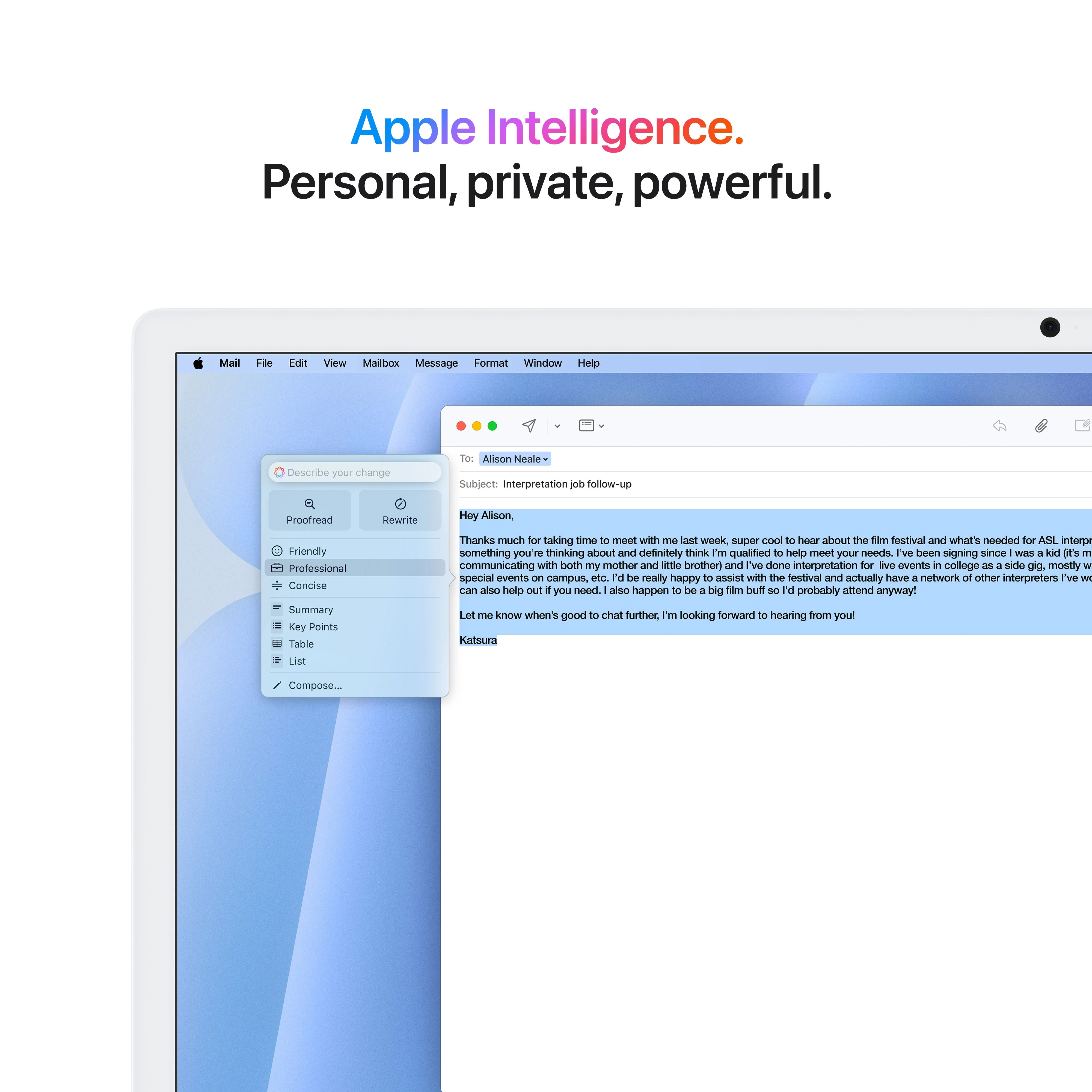 24-inch iMac with Retina 4.5K display: Apple M4 chip with 10-core CPU and 10-core GPU, 512GB SSD - Blue - Image 5