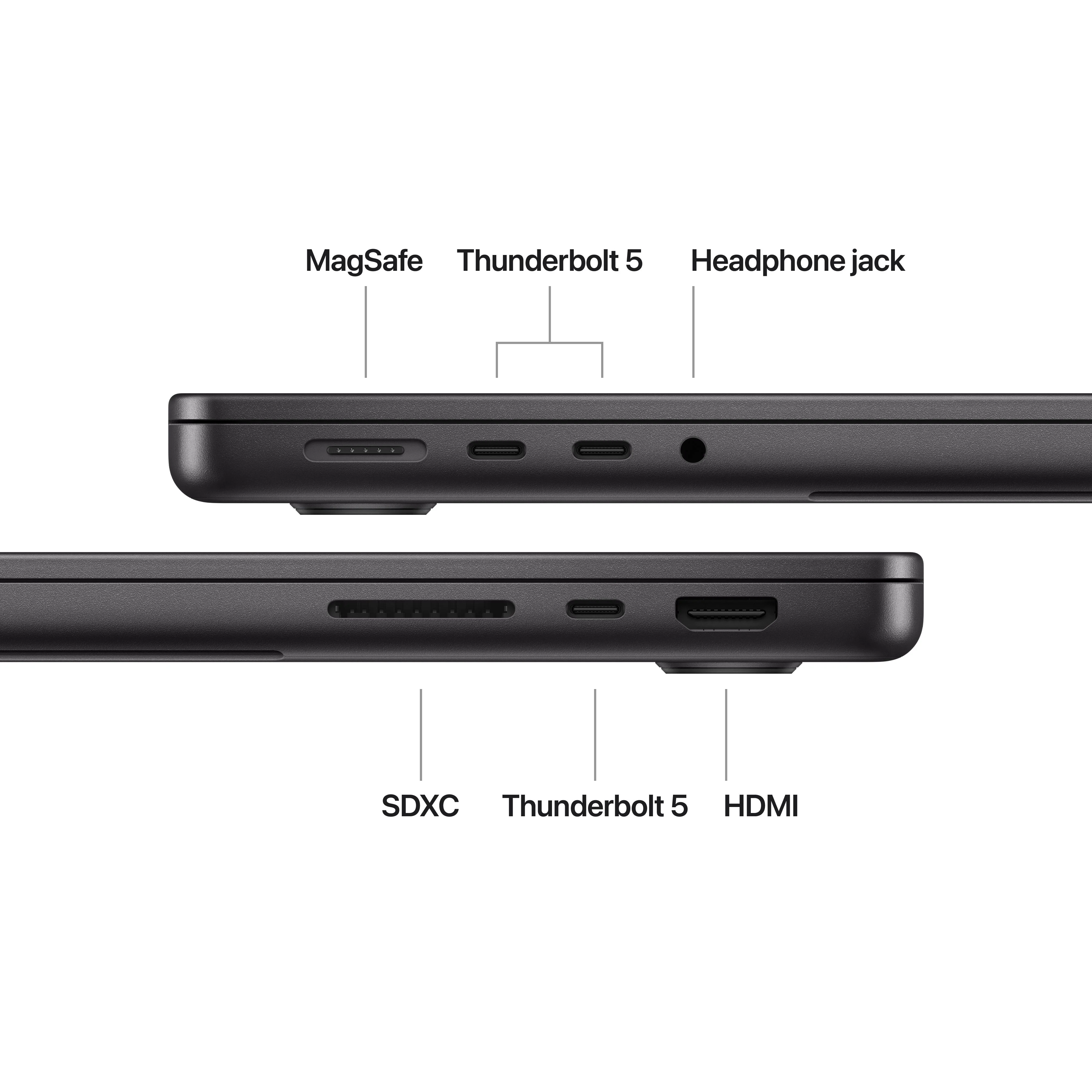 14-inch MacBook Pro: Apple M4 Pro chip with 14‑core CPU and 20‑core GPU, 1TB SSD - Space Black - Image 7