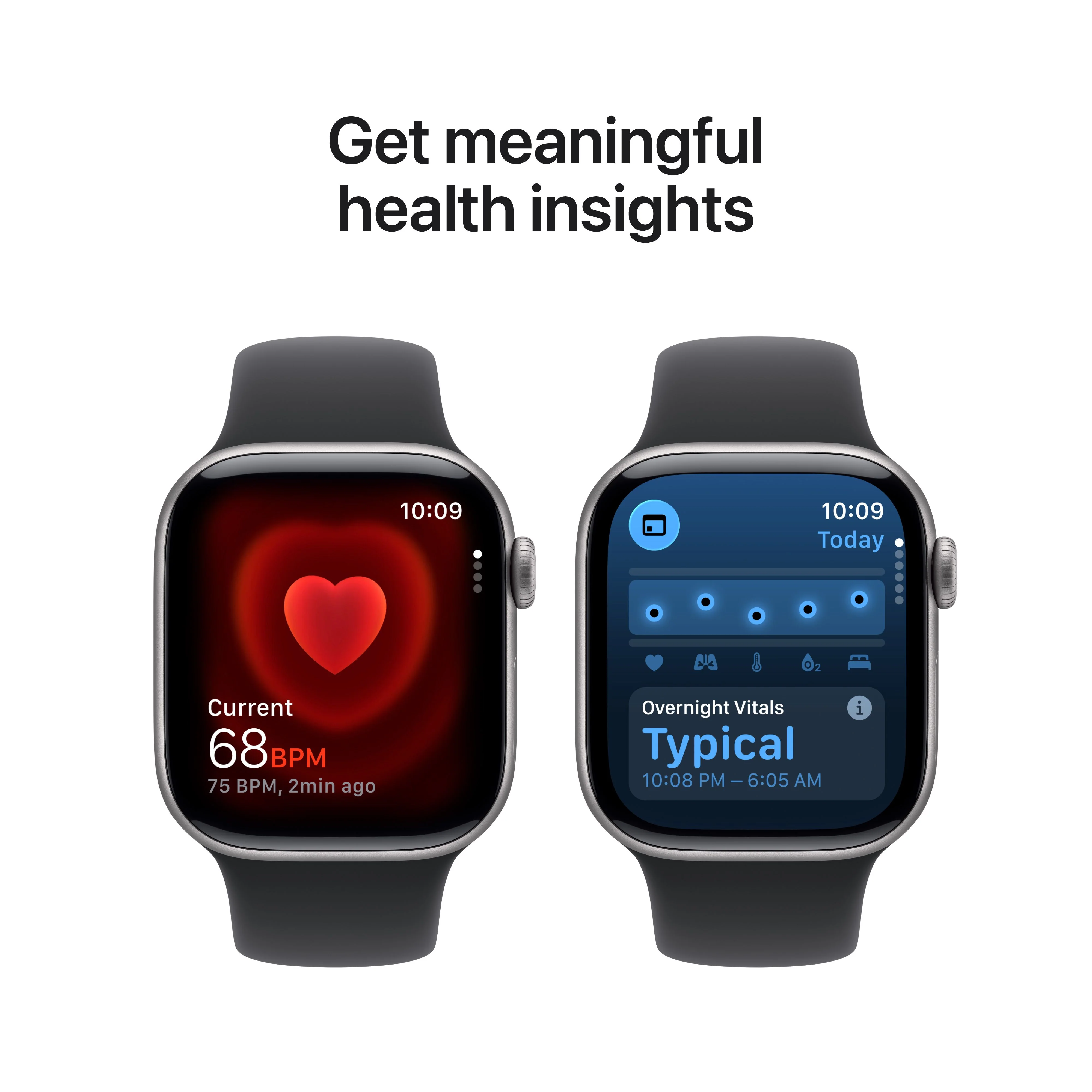 Apple Watch Series 11 GPS 42mm Space Grey Aluminium Case with Black Sport Band - S/M - Image 5