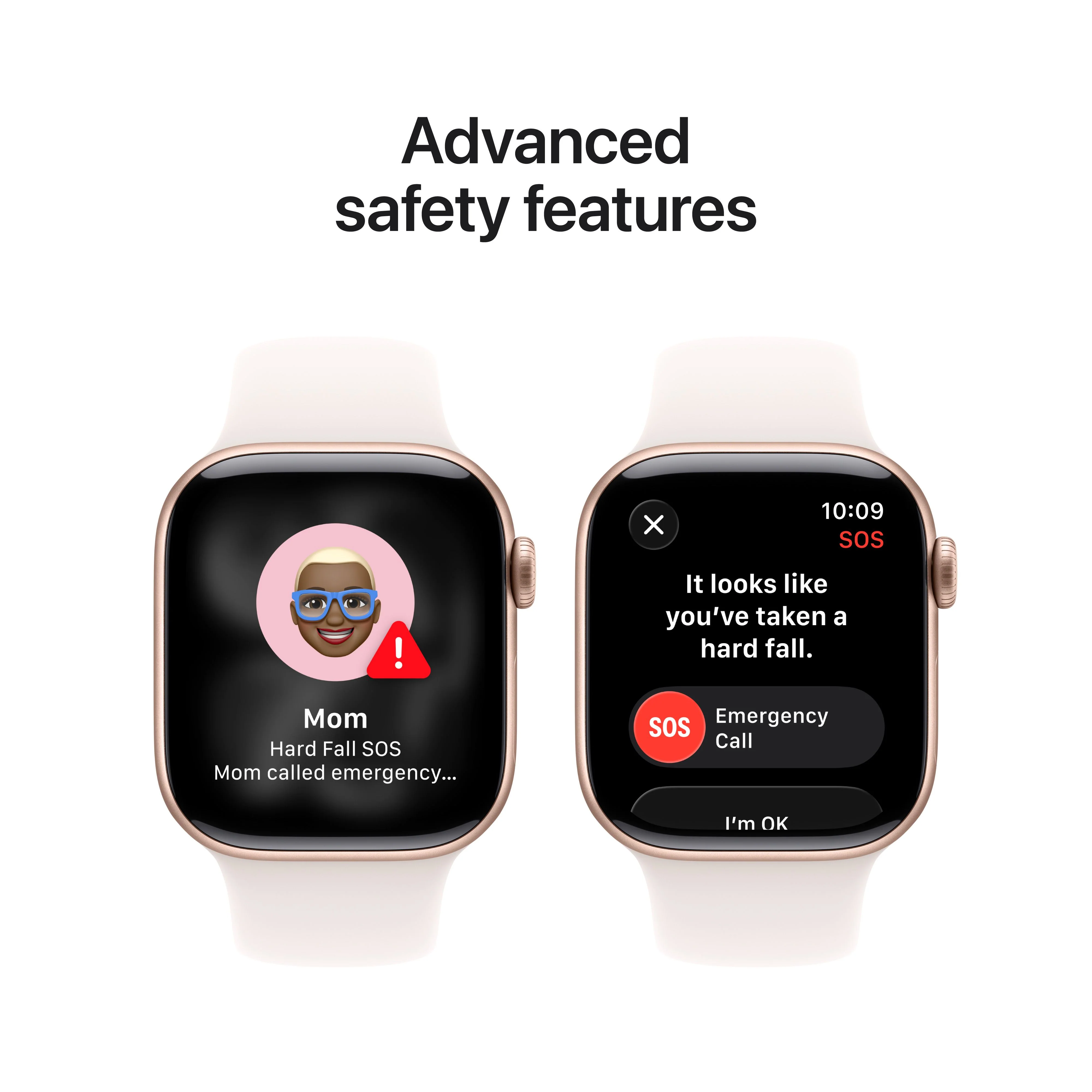 Apple Watch Series 11 GPS 42mm Rose Gold Aluminium Case with Light Blush Sport Band - S/M - Image 6