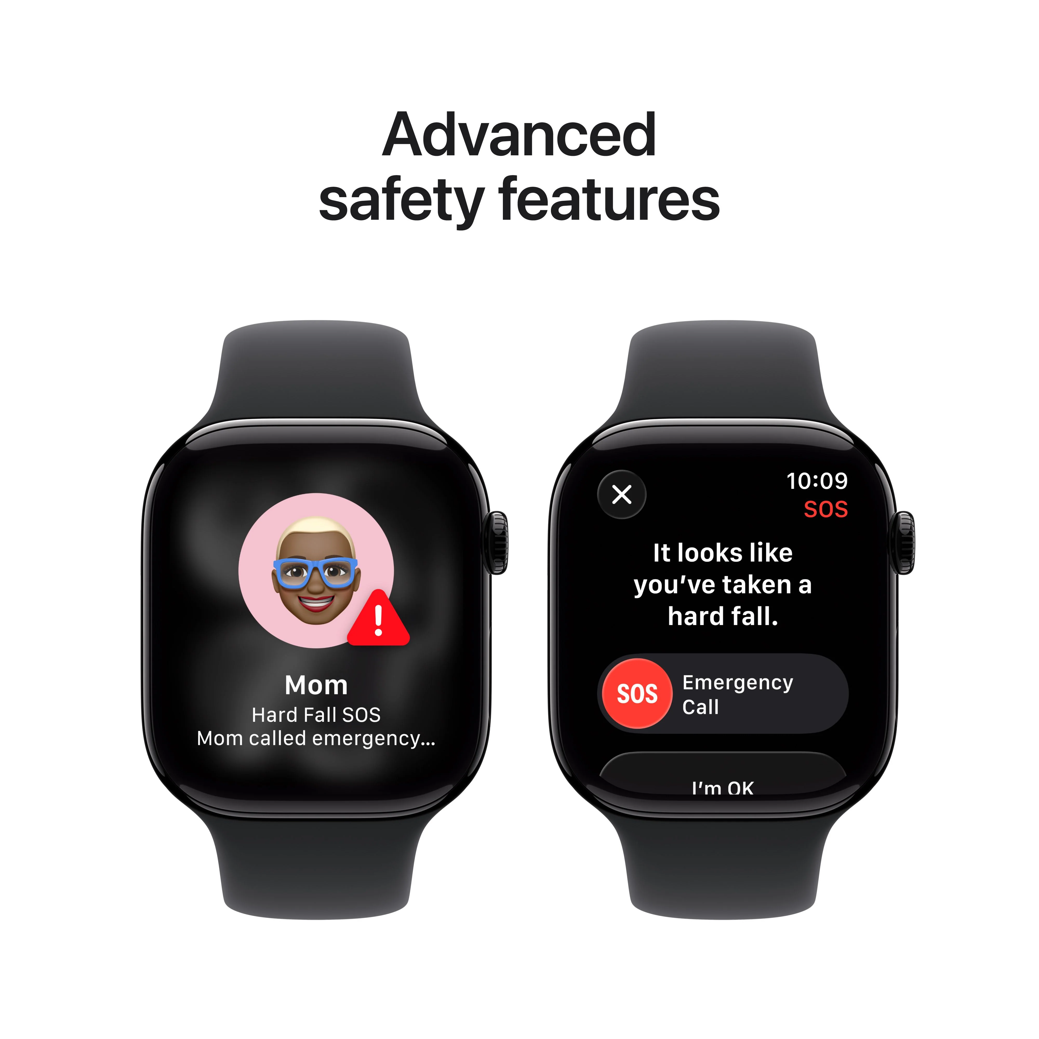 Apple Watch Series 11 GPS + Cellular 46mm Jet Black Aluminium Case with Black Sport Band - M/L - Image 6