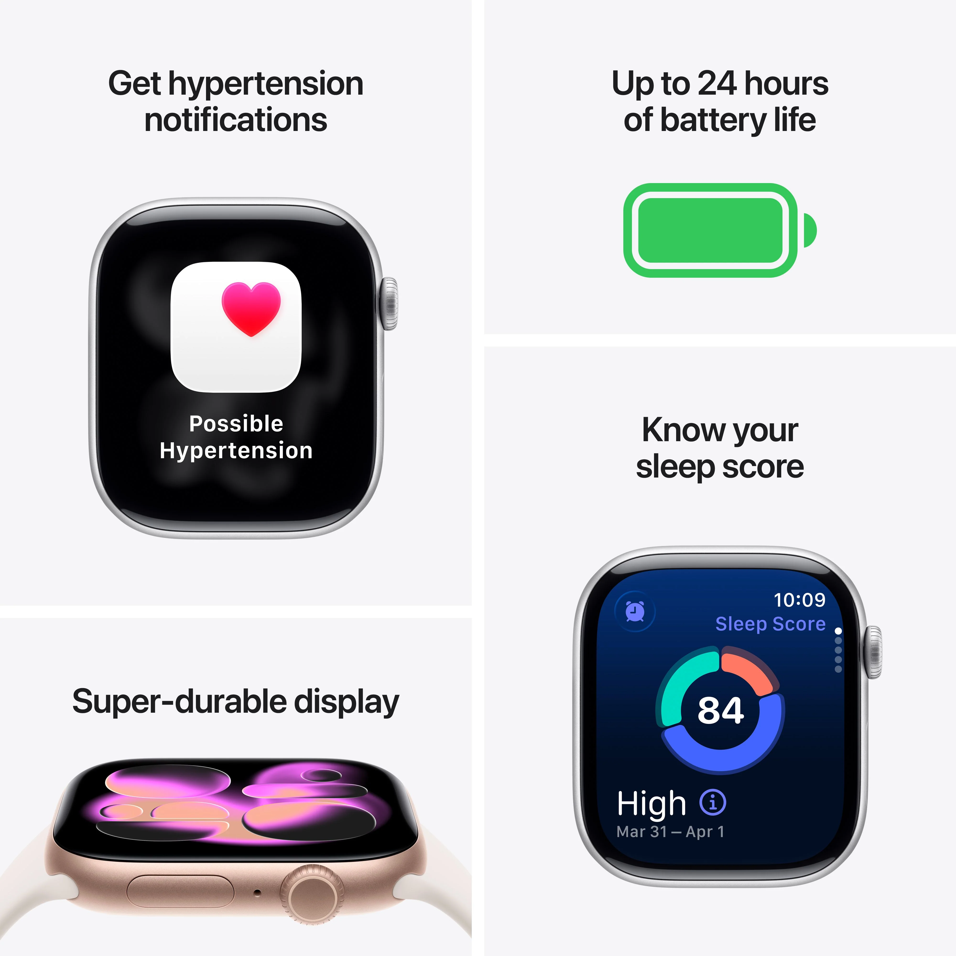 Apple Watch Series 11 GPS + Cellular 46mm Space Grey Aluminium Case with Black Sport Band - M/L - Image 3