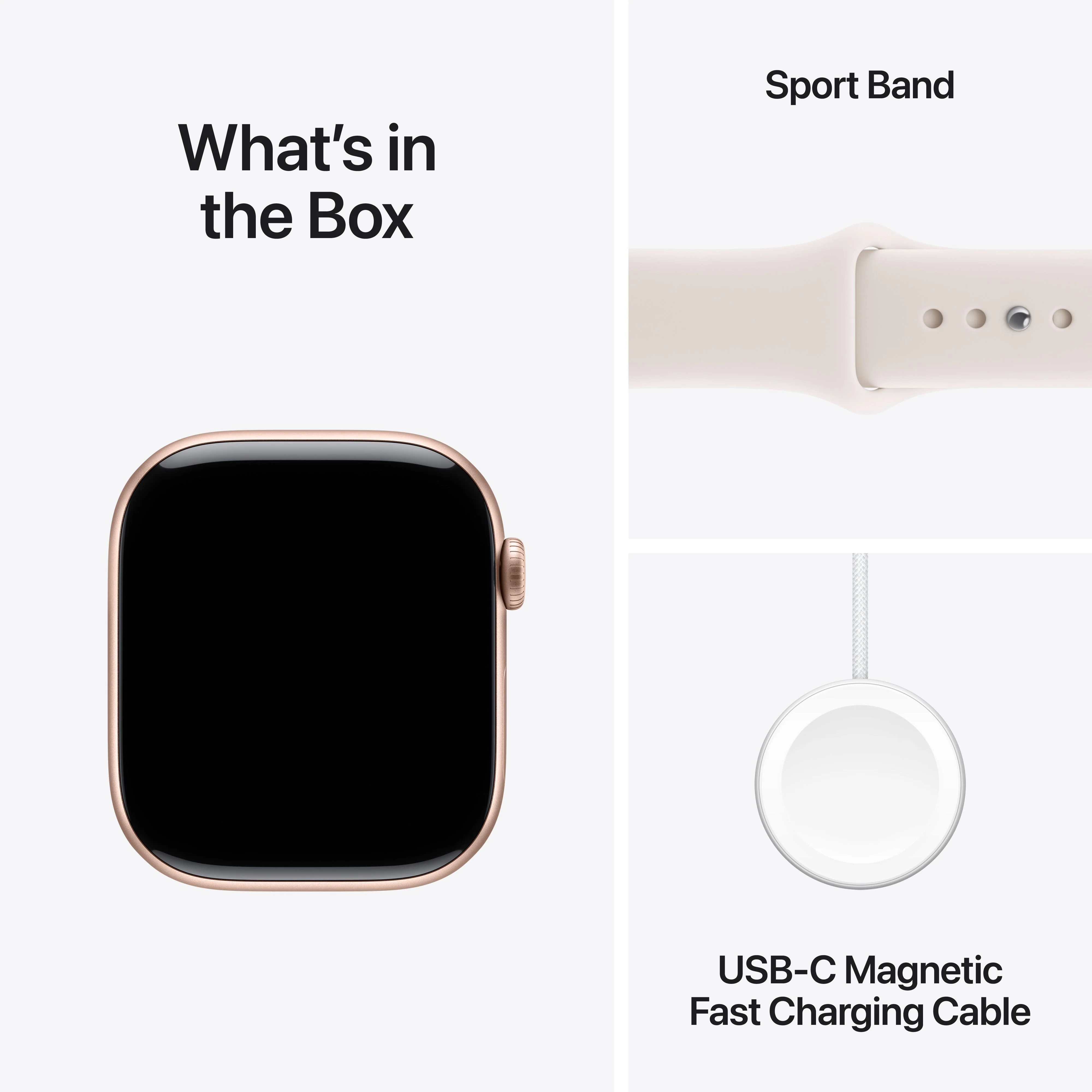 Apple Watch Series 11 GPS + Cellular 46mm Rose Gold Aluminium Case with Light Blush Sport Band - M/L - Image 9
