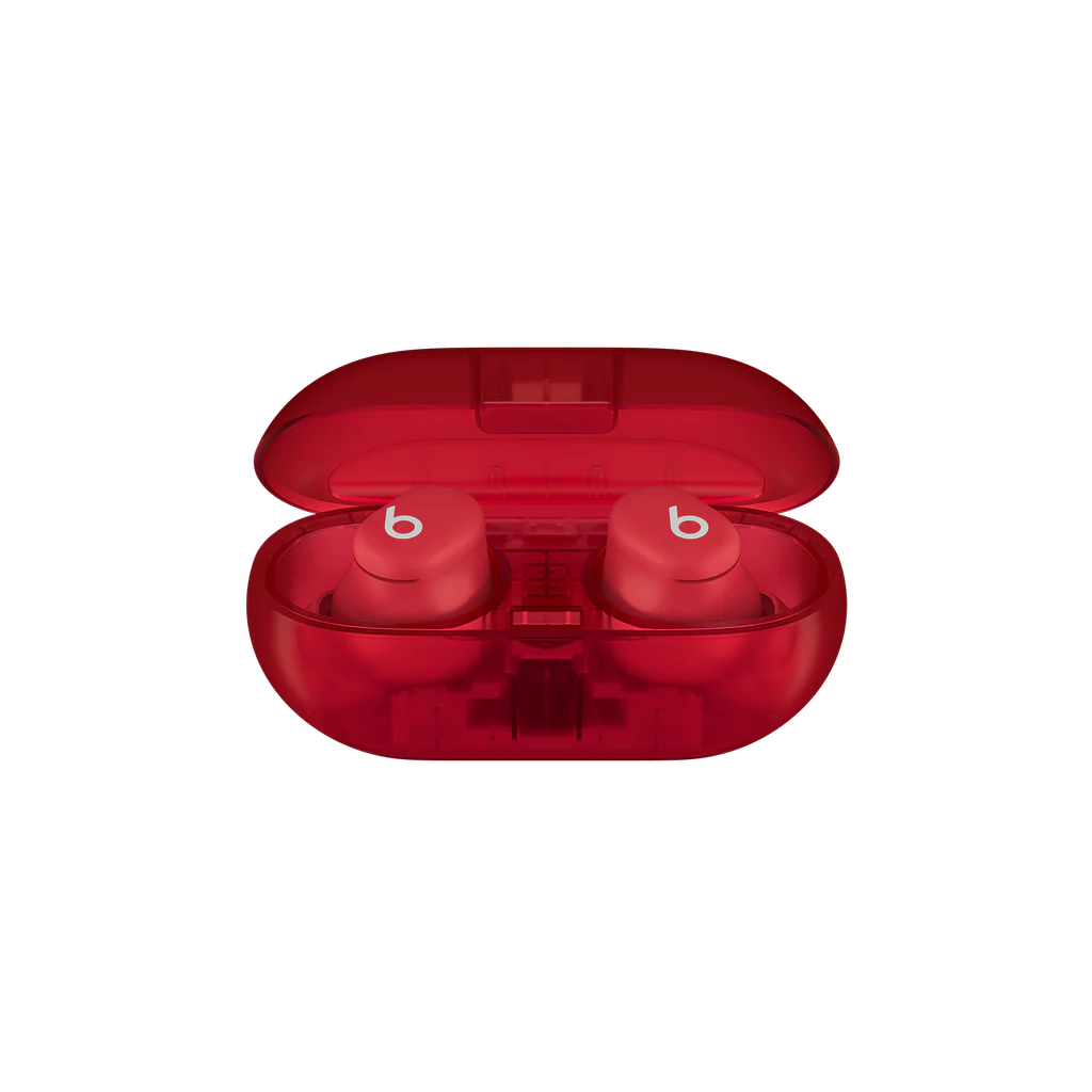 Beats Solo Buds - True Wireless Earbuds - Transparent Red - Image 5