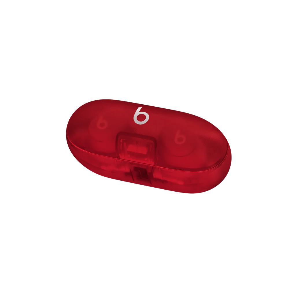 Beats Solo Buds - True Wireless Earbuds - Transparent Red - Image 6