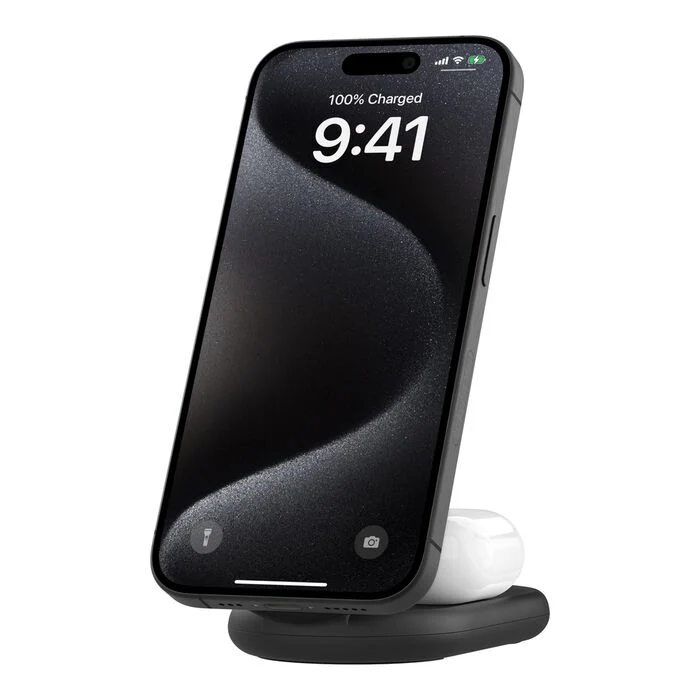 Belkin 2-in-1 Magnetic Foldable Wireless Charger with Qi2 15W (Phone / Airpod) - Image 2
