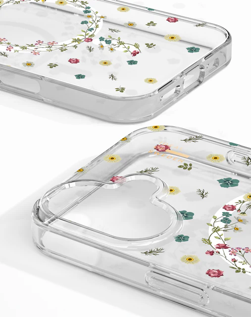 Ideal of Sweden Clear Case with MagSafe for iPhone 16 Plus - Petite Floral - Image 3