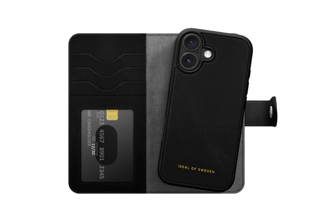 Ideal of Sweden Wallet Case with MagSafe for iPhone 16 Plus - Black - Image 4