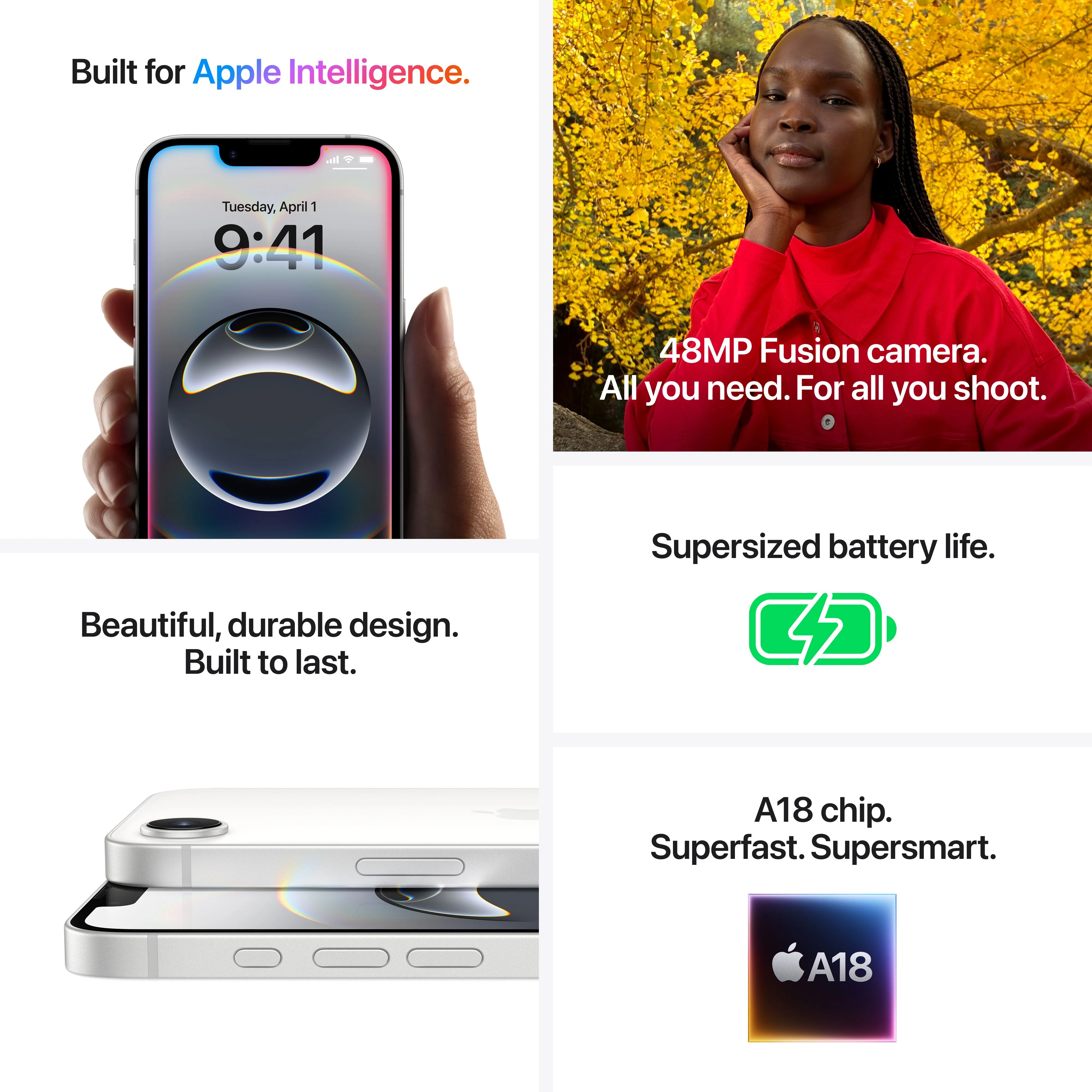 iPhone 16e 256GB White - Image 7