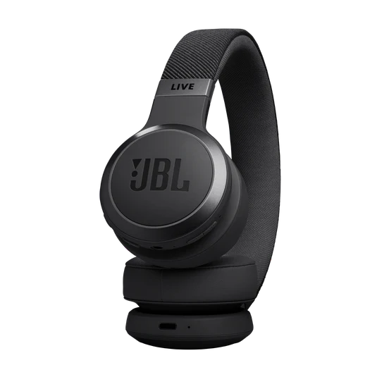 JBL Live 670NC Wireless On-Ear Noise Cancelling Headphones - Black - Image 4