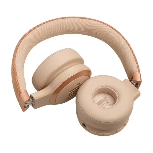 JBL Live 670NC Wireless On-Ear Noise Cancelling Headphones - Sandstone - Image 3