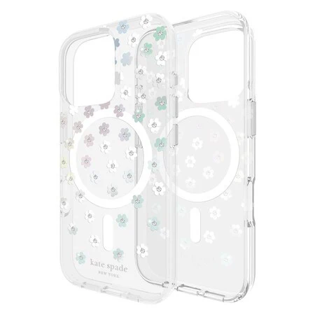 kate spade new york Protective Hardshell with MagSafe for iPhone 16 - Scattered Flower - Image 5