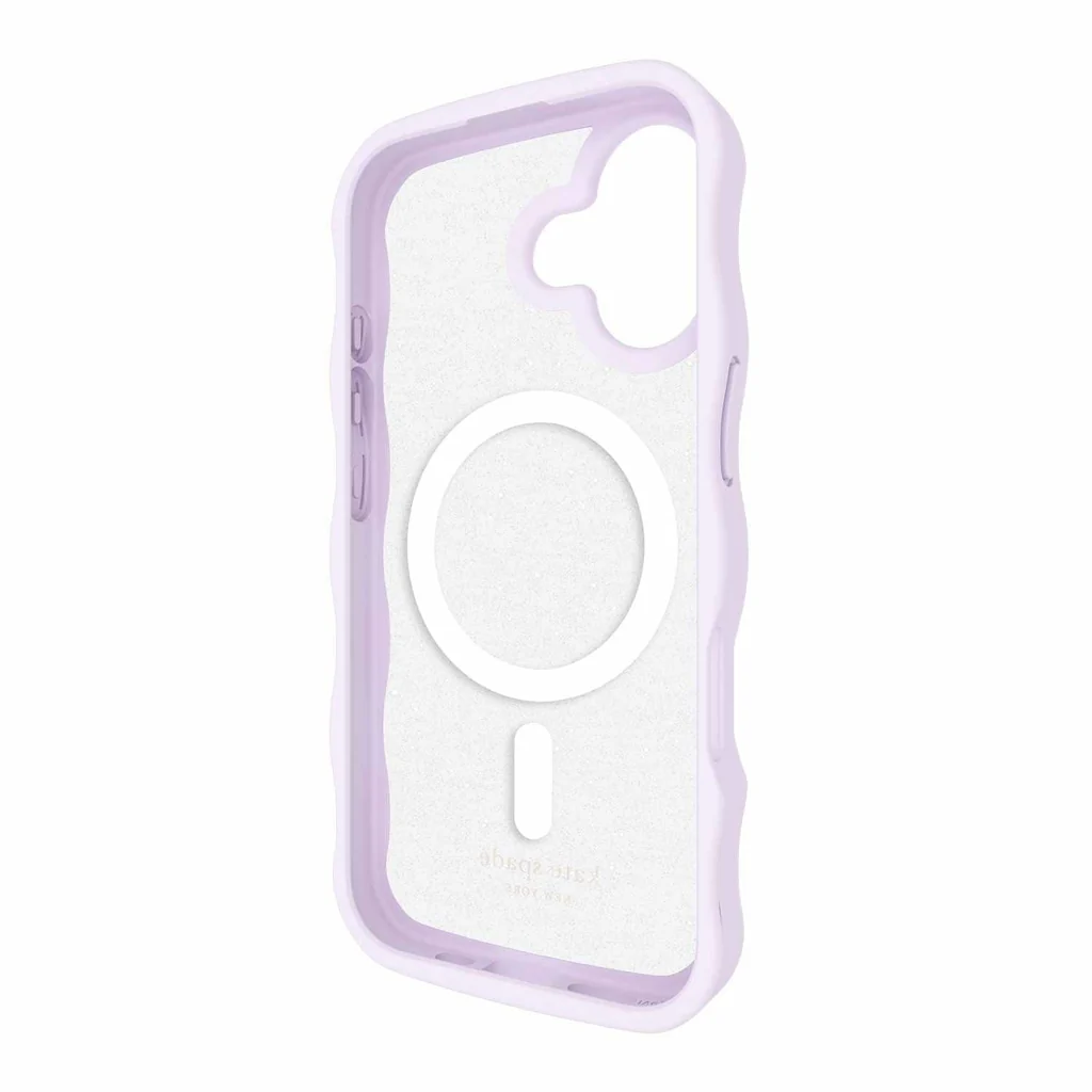 kate spade new york Wavy Protective Hardshell with MagSafe for iPhone 17 - Opal Iridescent - Image 5