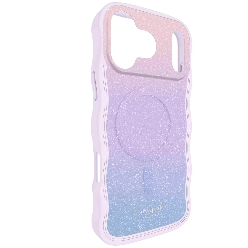 kate spade new york Wavy Protective Hardshell with MagSafe for iPhone 17 Pro Max - Opal Iridescent - Image 3