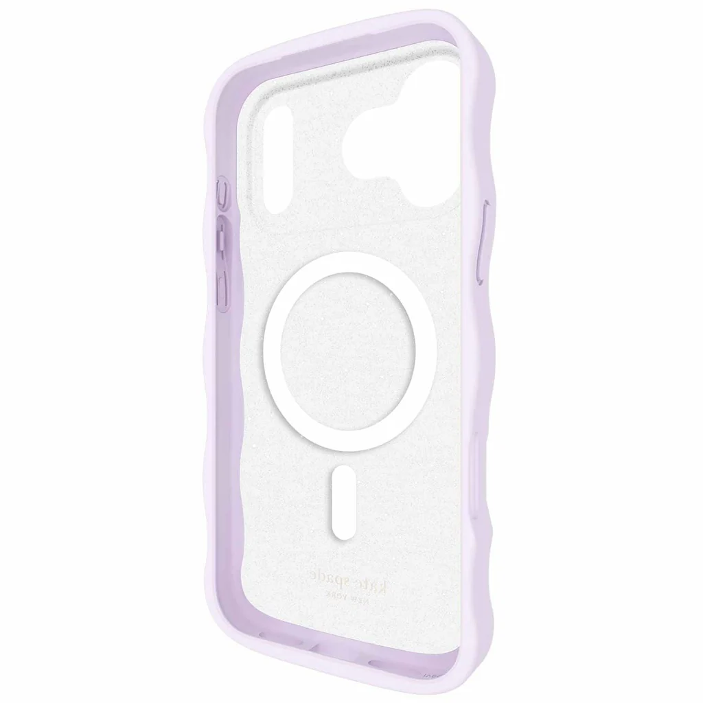 kate spade new york Wavy Protective Hardshell with MagSafe for iPhone 17 Pro Max - Opal Iridescent - Image 5