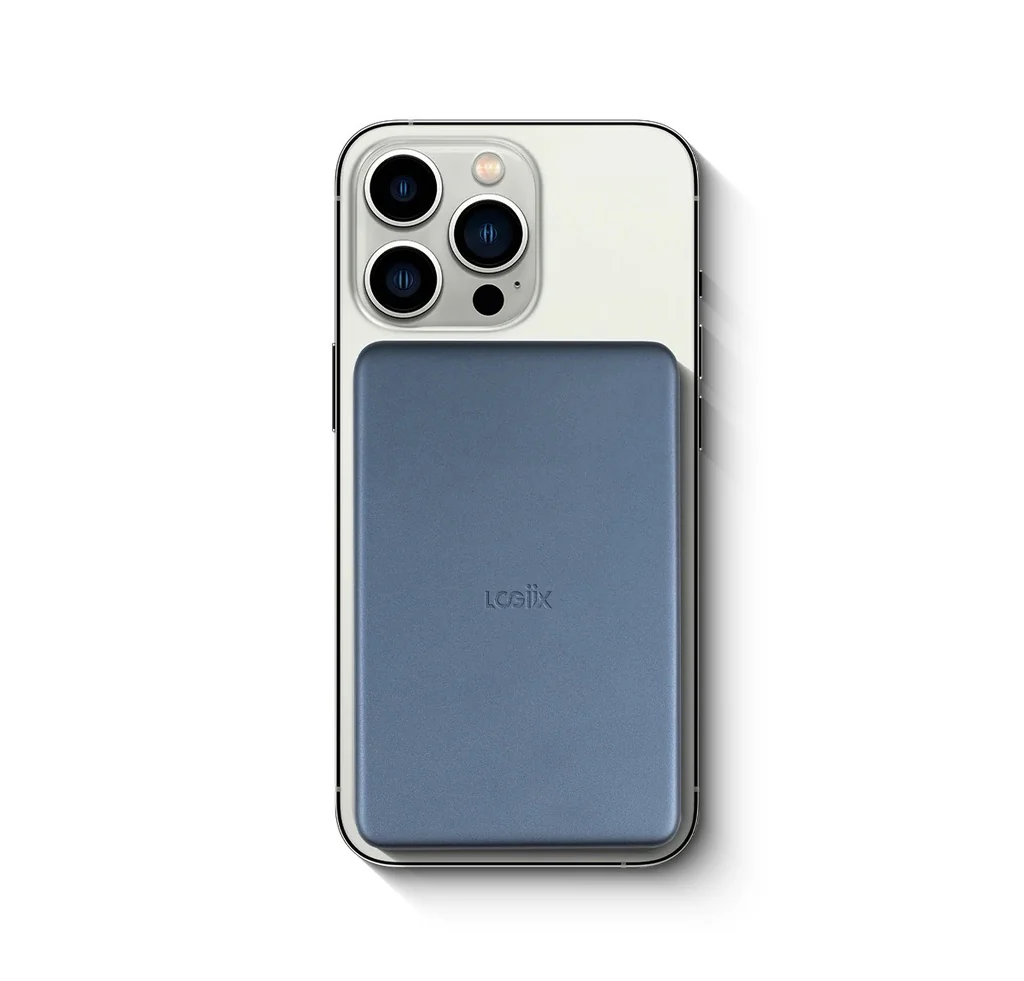 LOGiiX Piston Power 5000 mAh Slim Mag (Qi2) - Midnight Blue - Image 2