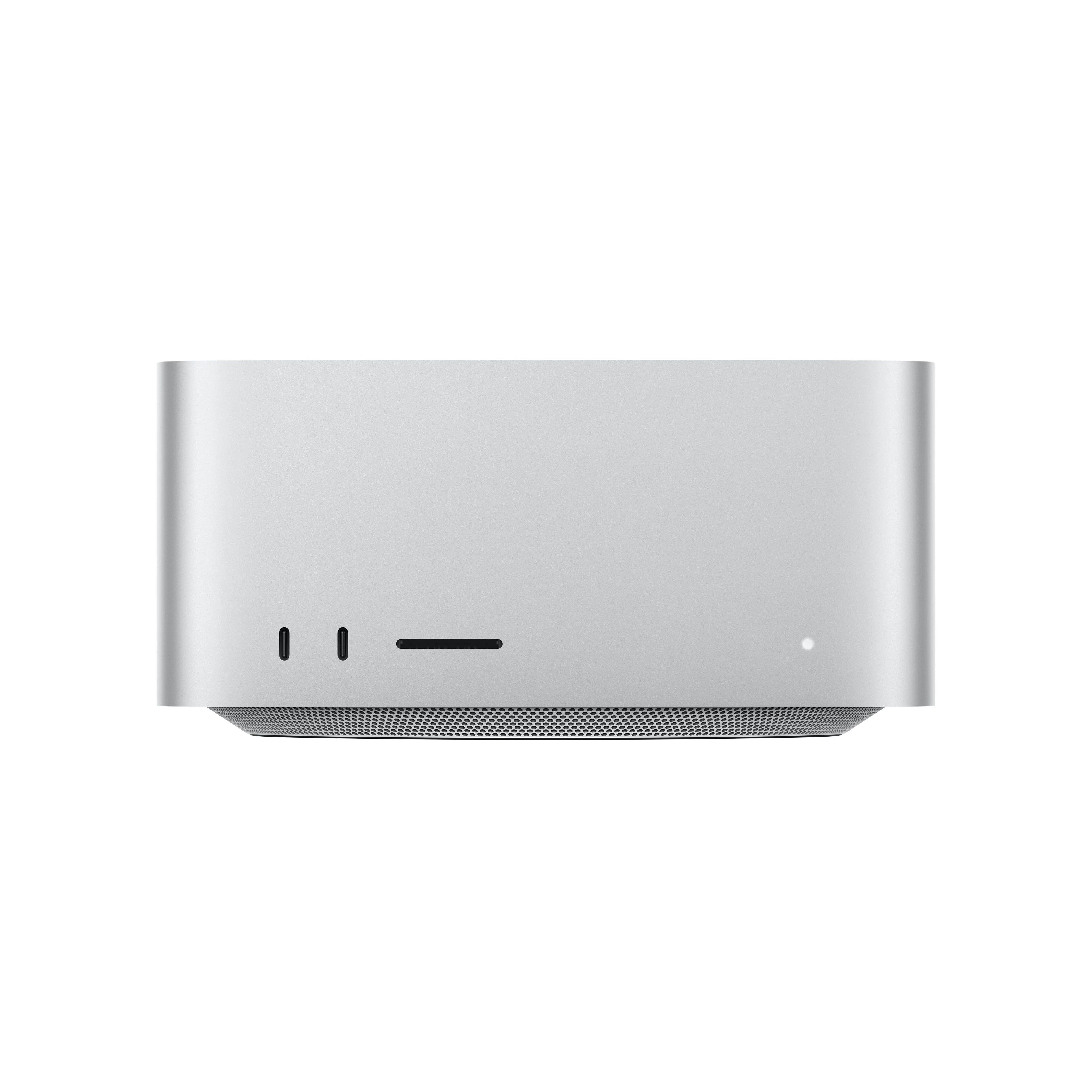 Mac Studio: Apple M4 Max chip with 14‑core CPU and 32‑core GPU, 512GB SSD