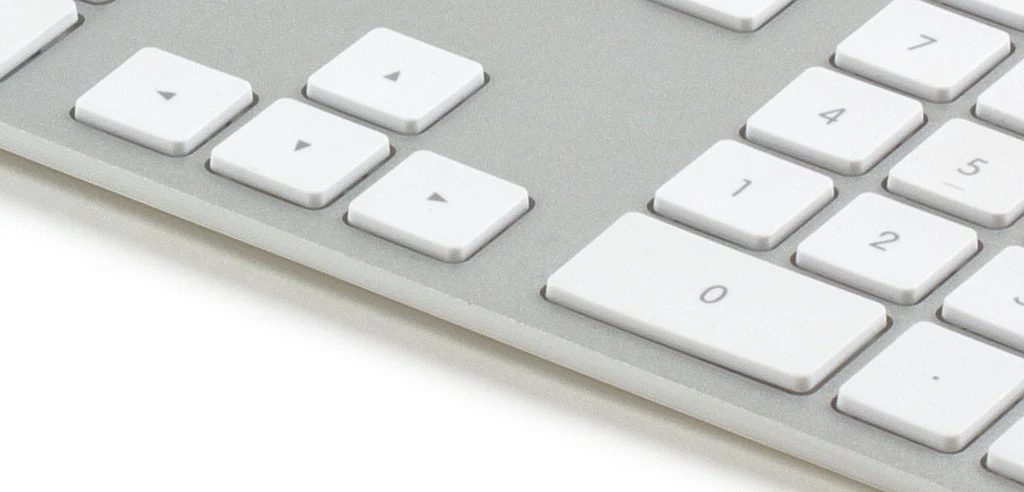 Matias USB Wired Aluminum Keyboard for Mac - Silver - Image 2
