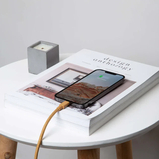 Native Union 3M Belt USB-C to Lightning Charging Cable - Kraft - Image 2