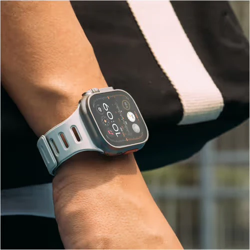 Native Union - Magnetic Silicone - Black/Sandstone - Large Watch - Image 3