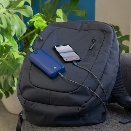 Nimble Champ Pro Portable Charger 20k mAh 65W PD Dual USB-C Nebula Dark Blue - Image 2