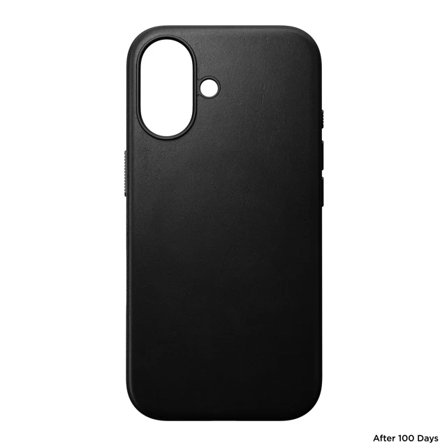 Nomad Modern Leather Case with MagSafe for iPhone 16 Plus - Black - Image 3