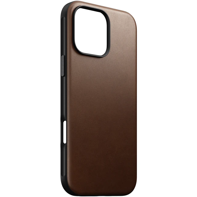 Nomad Modern Leather Case with MagSafe for iPhone 16 Pro - Brown - Image 5