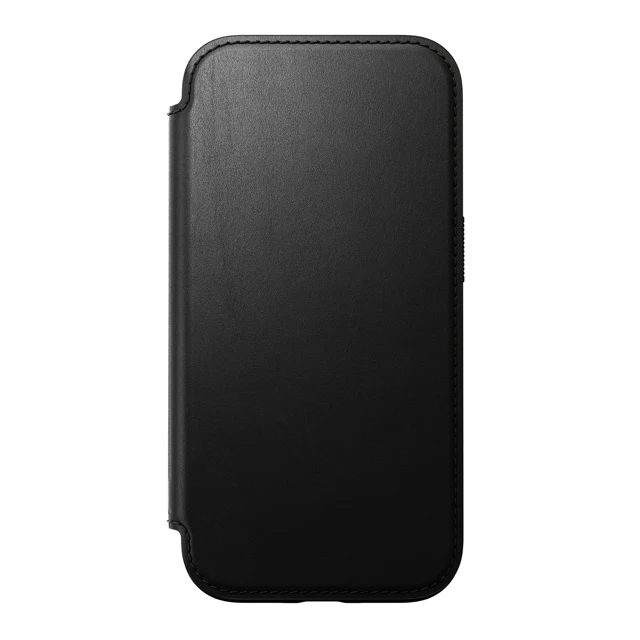 Nomad Modern Leather Folio Case with MagSafe for iPhone 16 - Black - Image 6
