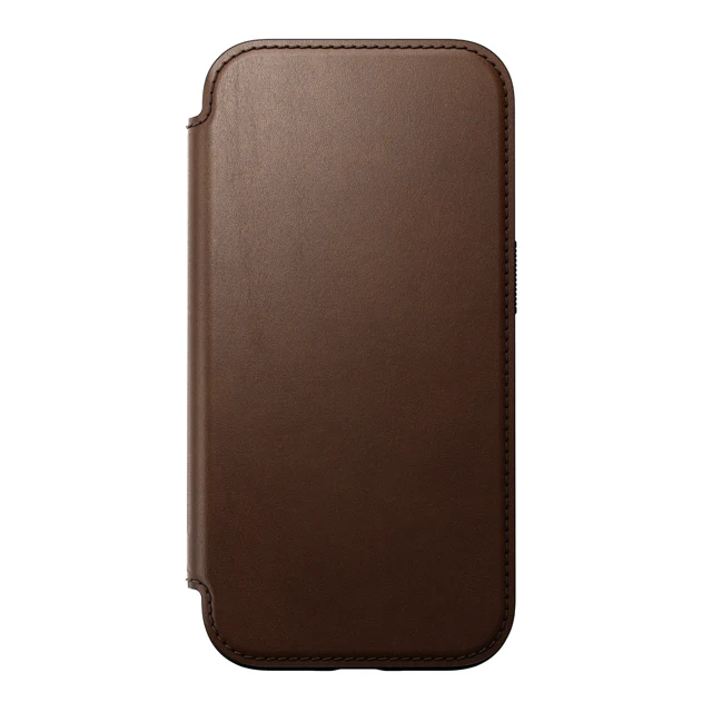 Nomad Modern Leather Folio Case with MagSafe for iPhone 16 - Brown - Image 6