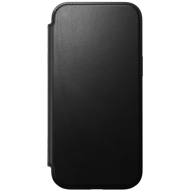 Nomad Modern Leather Folio Case with MagSafe for iPhone 16 Pro - Black - Image 6