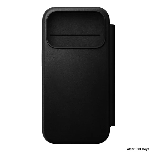Nomad Modern Leather Folio Case with MagSafe for iPhone 17 Pro - Black - Image 4