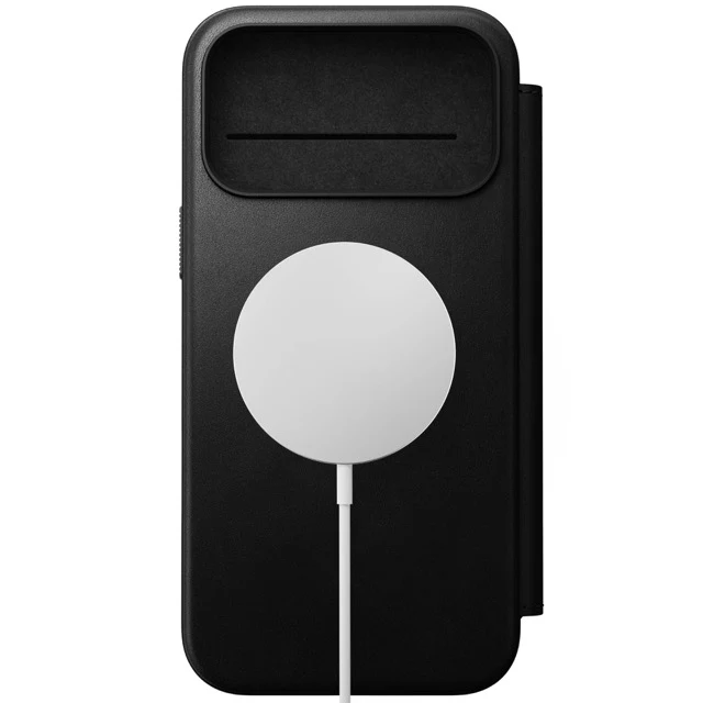 Nomad Modern Leather Folio Case with MagSafe for iPhone 17 Pro Max - Black - Image 2